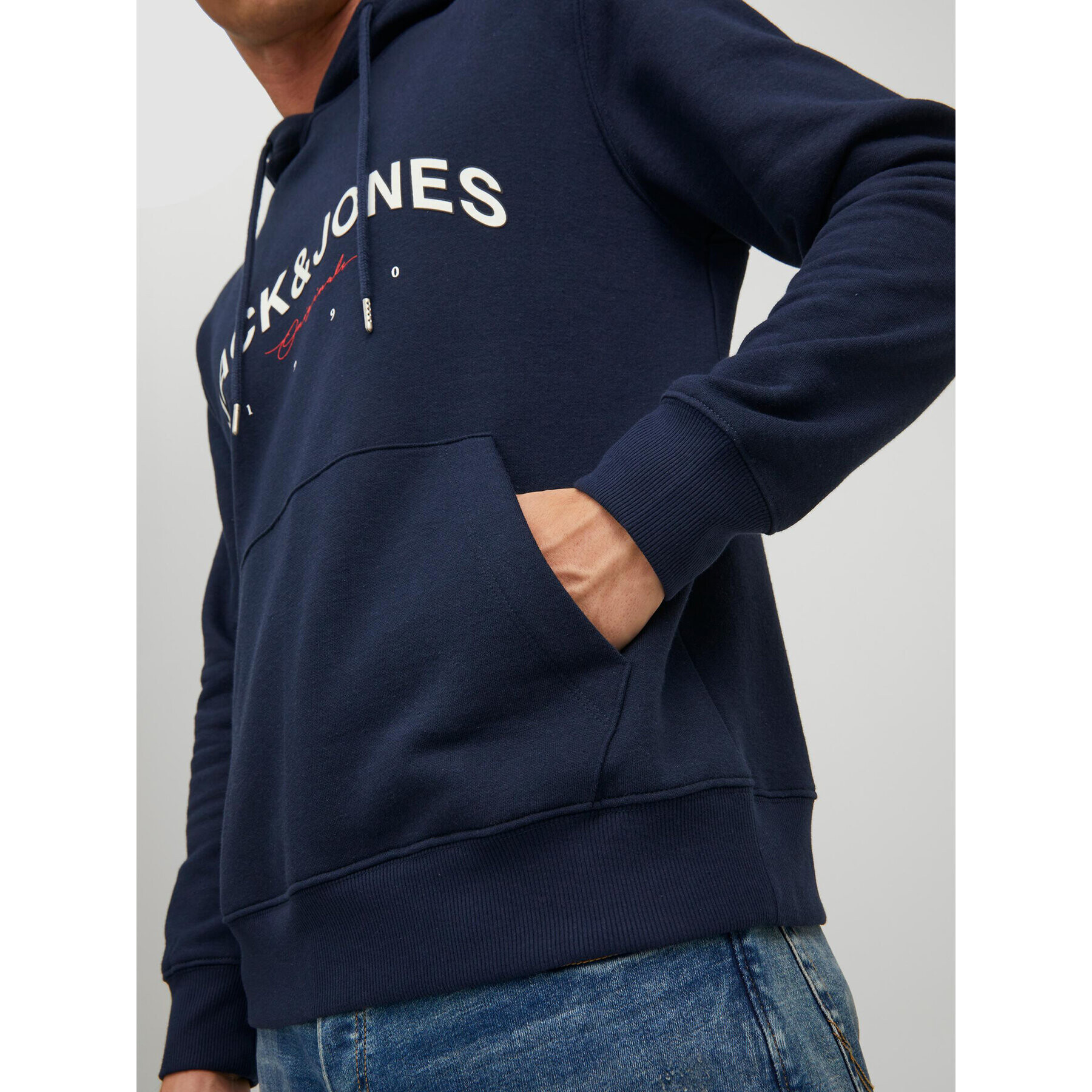 Jack&Jones Mikina Friday 12220537 Tmavomodrá Regular Fit - Pepit.cz