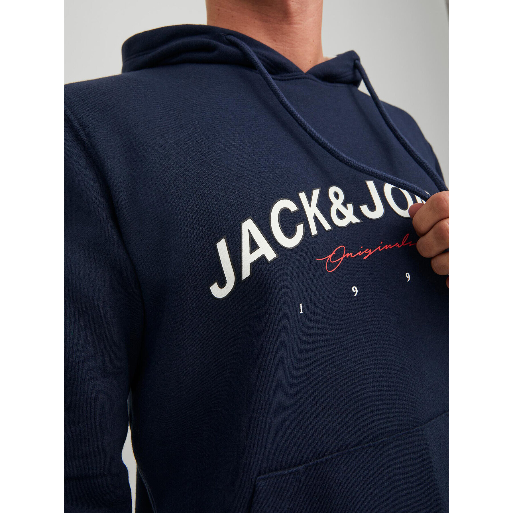 Jack&Jones Mikina Friday 12220537 Tmavomodrá Regular Fit - Pepit.cz