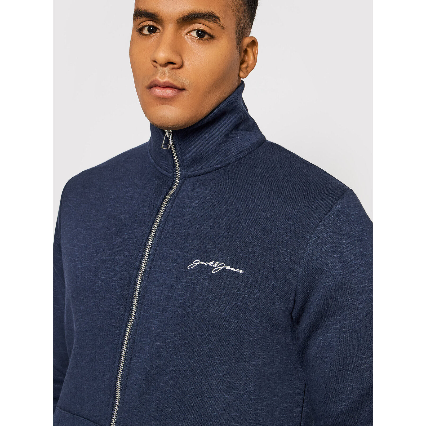 Jack&Jones Mikina Graham 12202172 Tmavomodrá Regular Fit - Pepit.cz