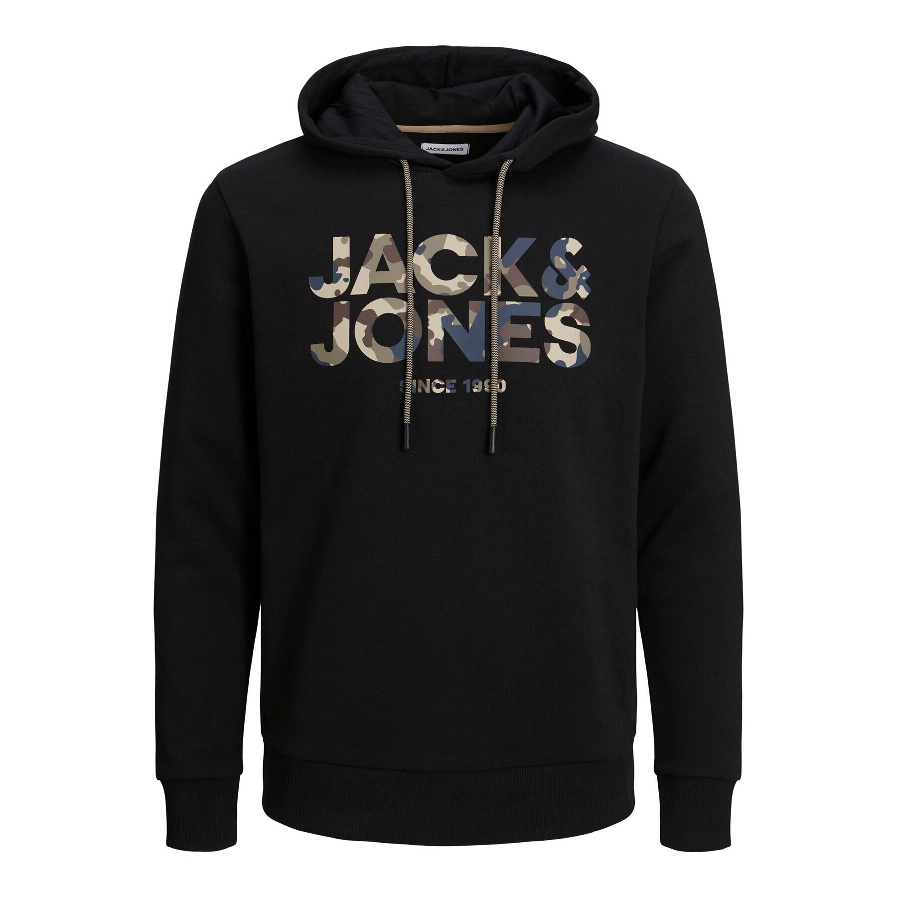 Jack&Jones Mikina James 12235338 Černá Regular Fit - Pepit.cz