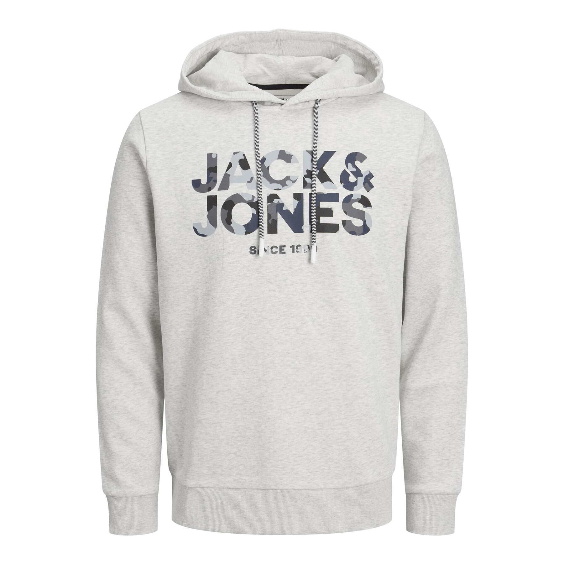 Jack&Jones Mikina James 12235338 Šedá Regular Fit - Pepit.cz