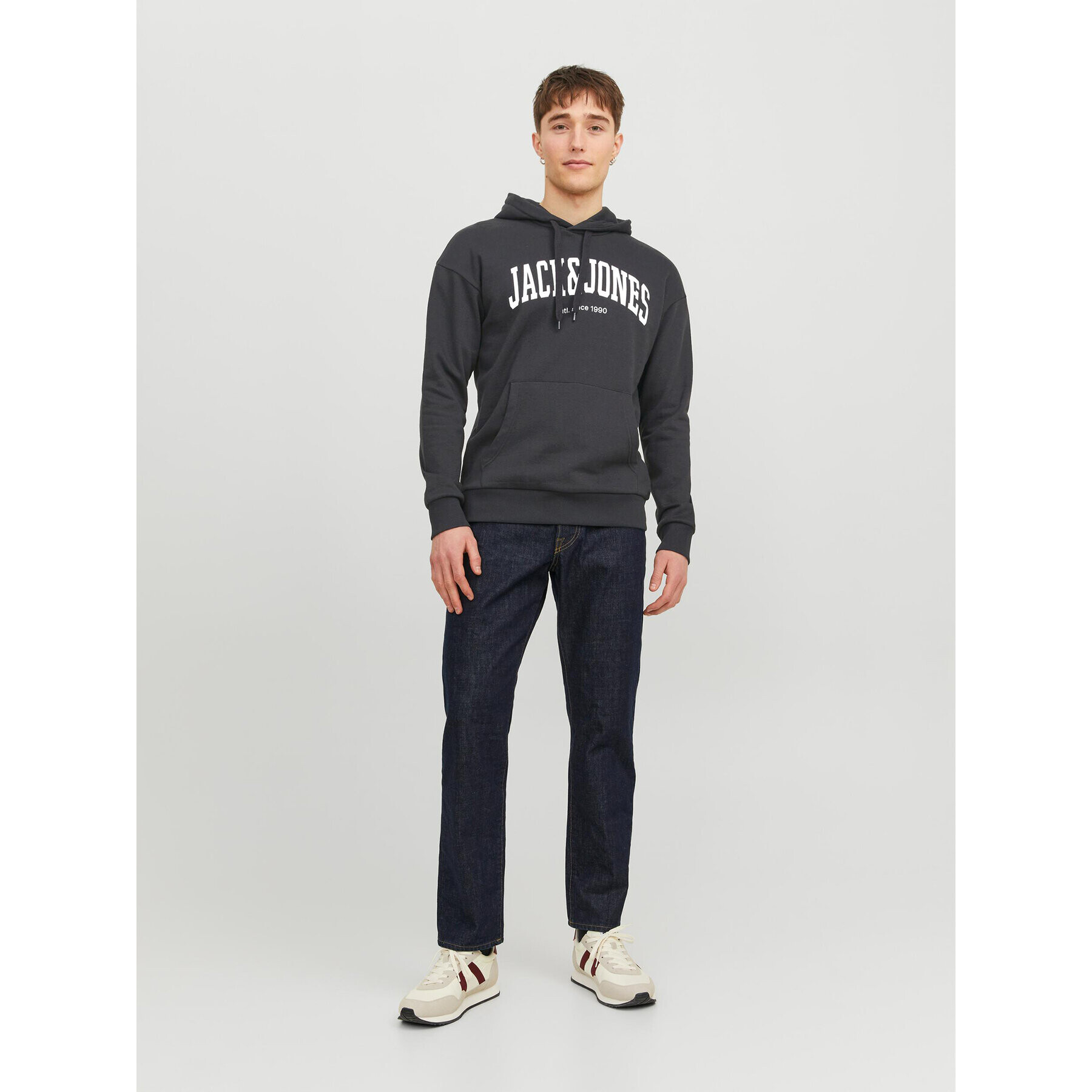 Jack&Jones Mikina Josh 12236513 Černá Standard Fit - Pepit.cz