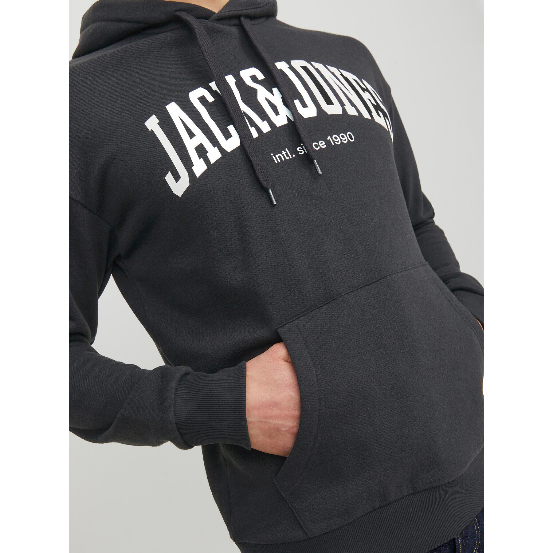 Jack&Jones Mikina Josh 12236513 Černá Standard Fit - Pepit.cz