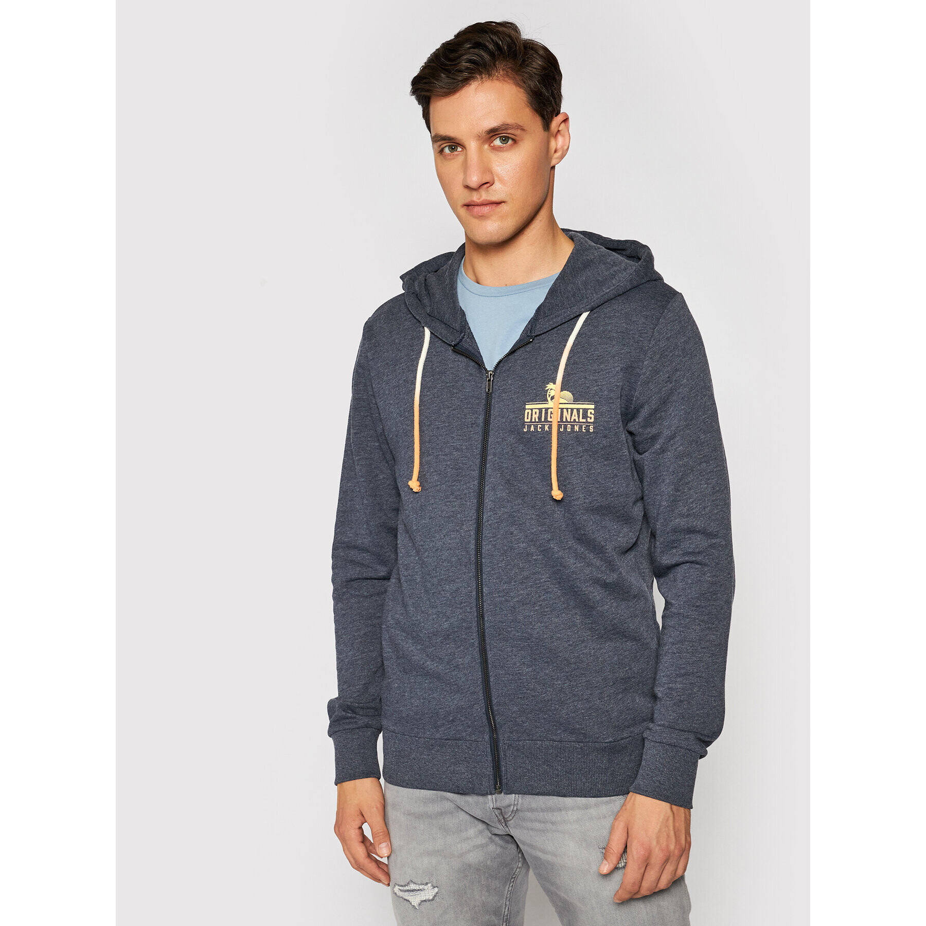 Jack&Jones Mikina Laguna 12188282 Tmavomodrá Regular Fit - Pepit.cz