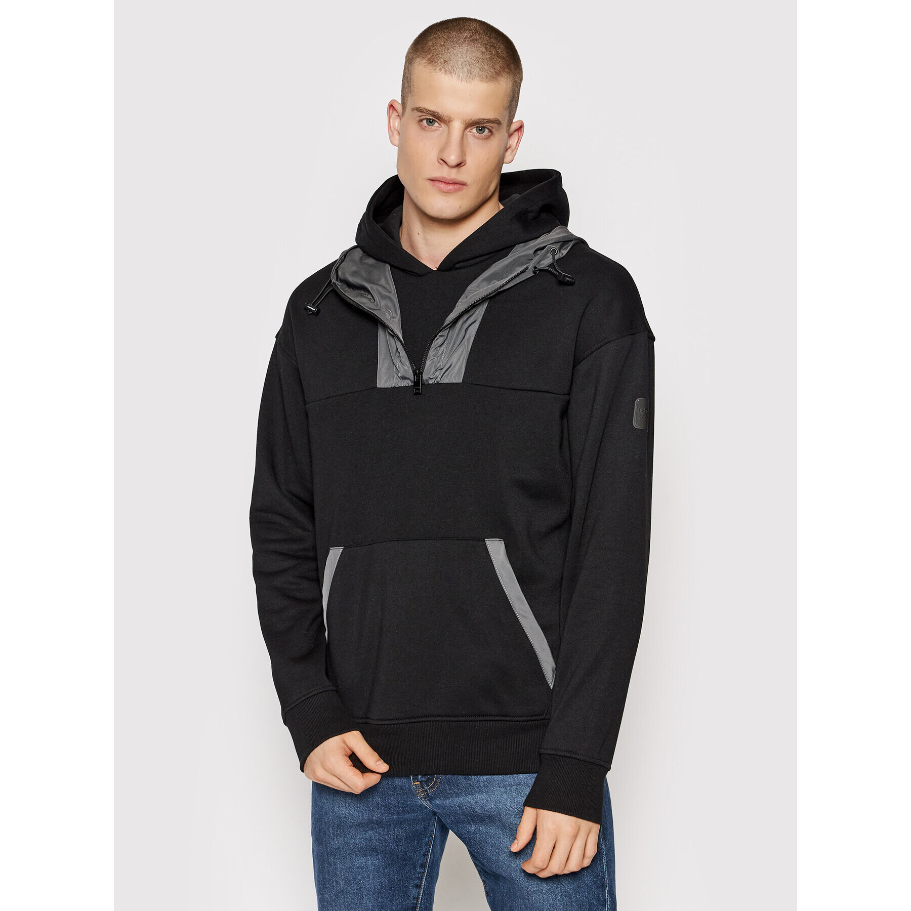 Jack&Jones Mikina Lake 12198106 Černá Regular Fit - Pepit.cz