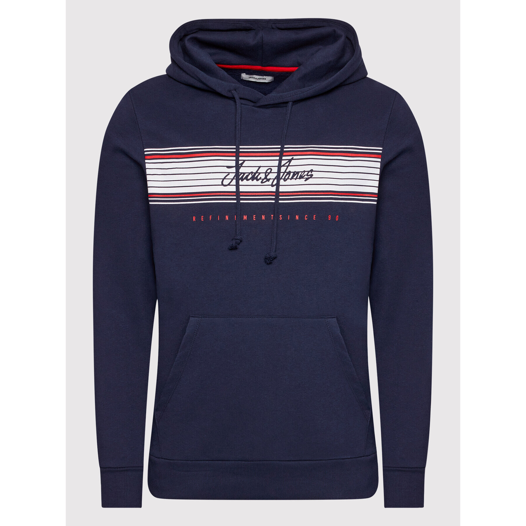 Jack&Jones Mikina Leo 12200768 Tmavomodrá Regular Fit - Pepit.cz