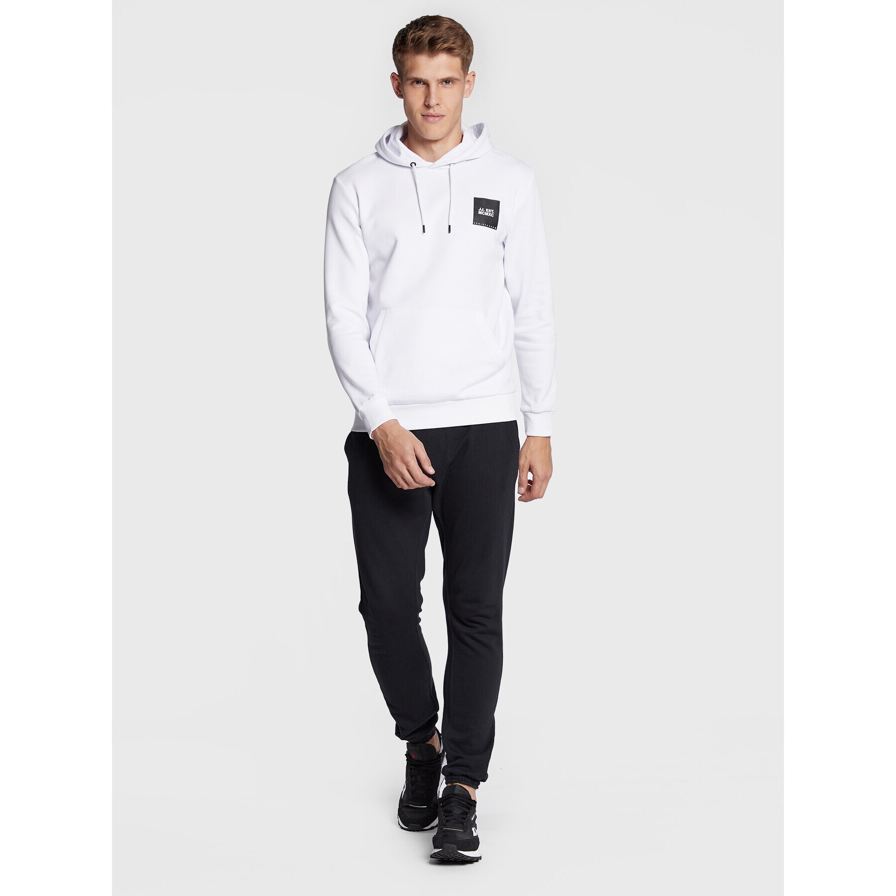 Jack&Jones Mikina Lock 12213245 Bílá Regular Fit - Pepit.cz