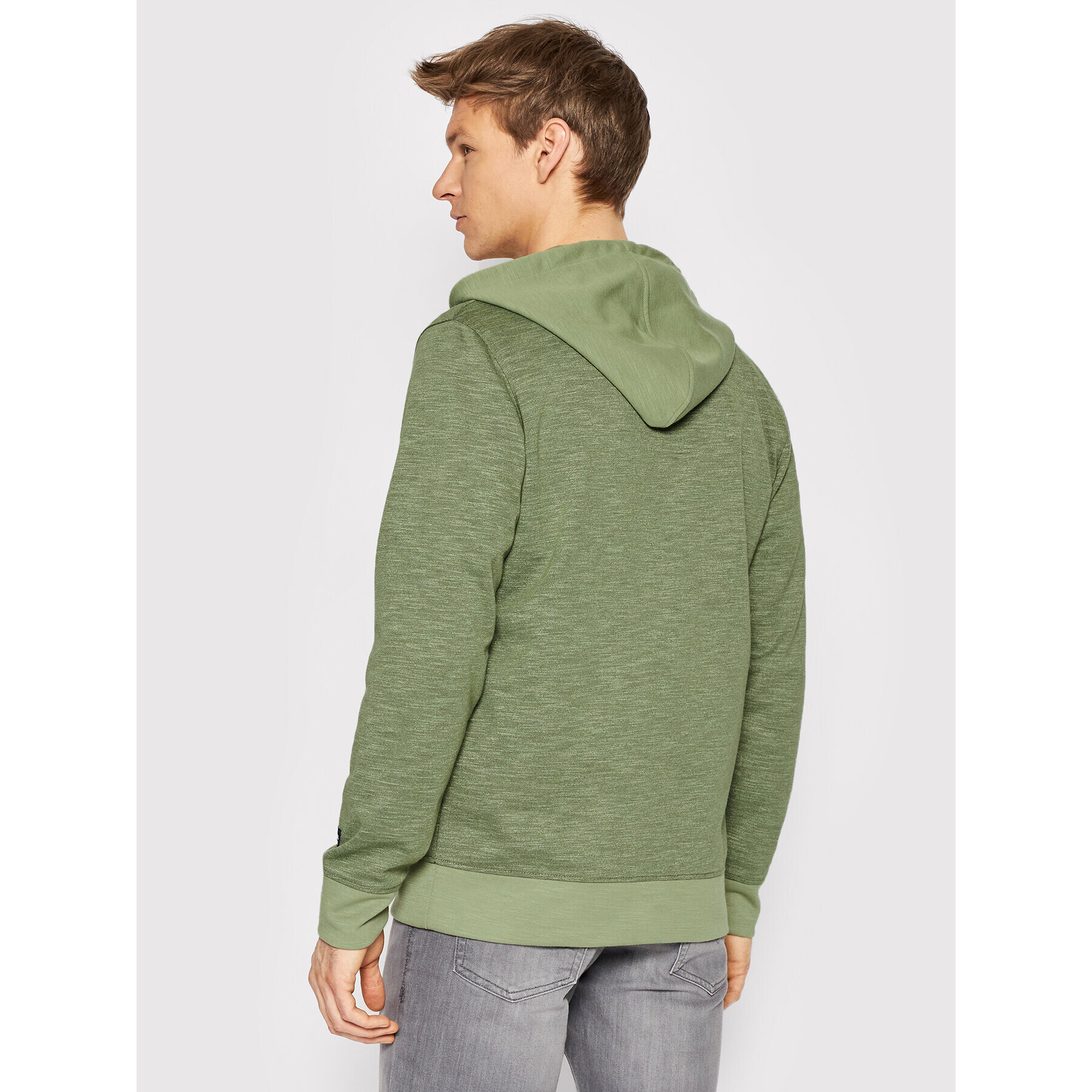 Jack&Jones Mikina Logan 12206340 Zelená Regular Fit - Pepit.cz