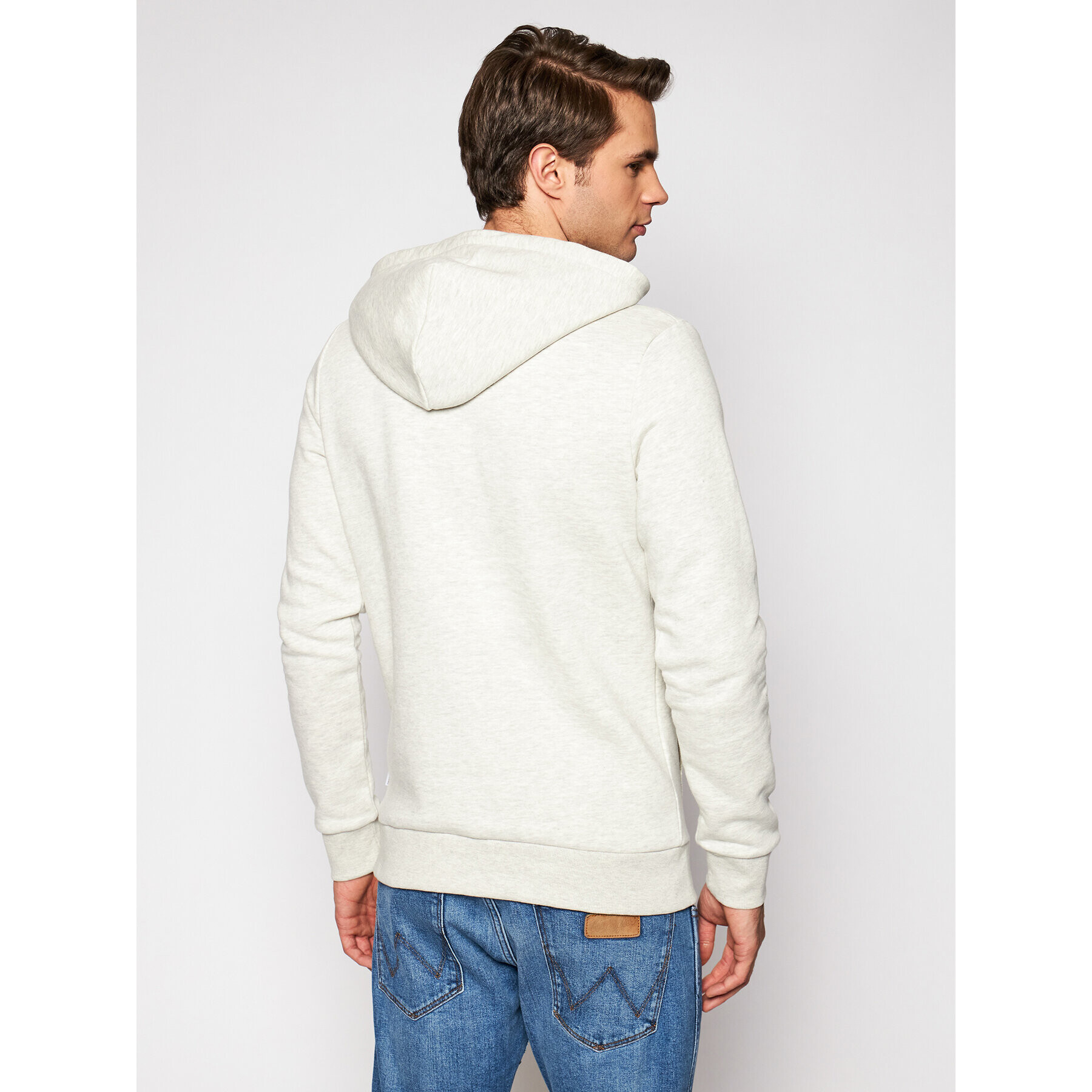 Jack&Jones Mikina Logo 12172349 Šedá Regular Fit - Pepit.cz