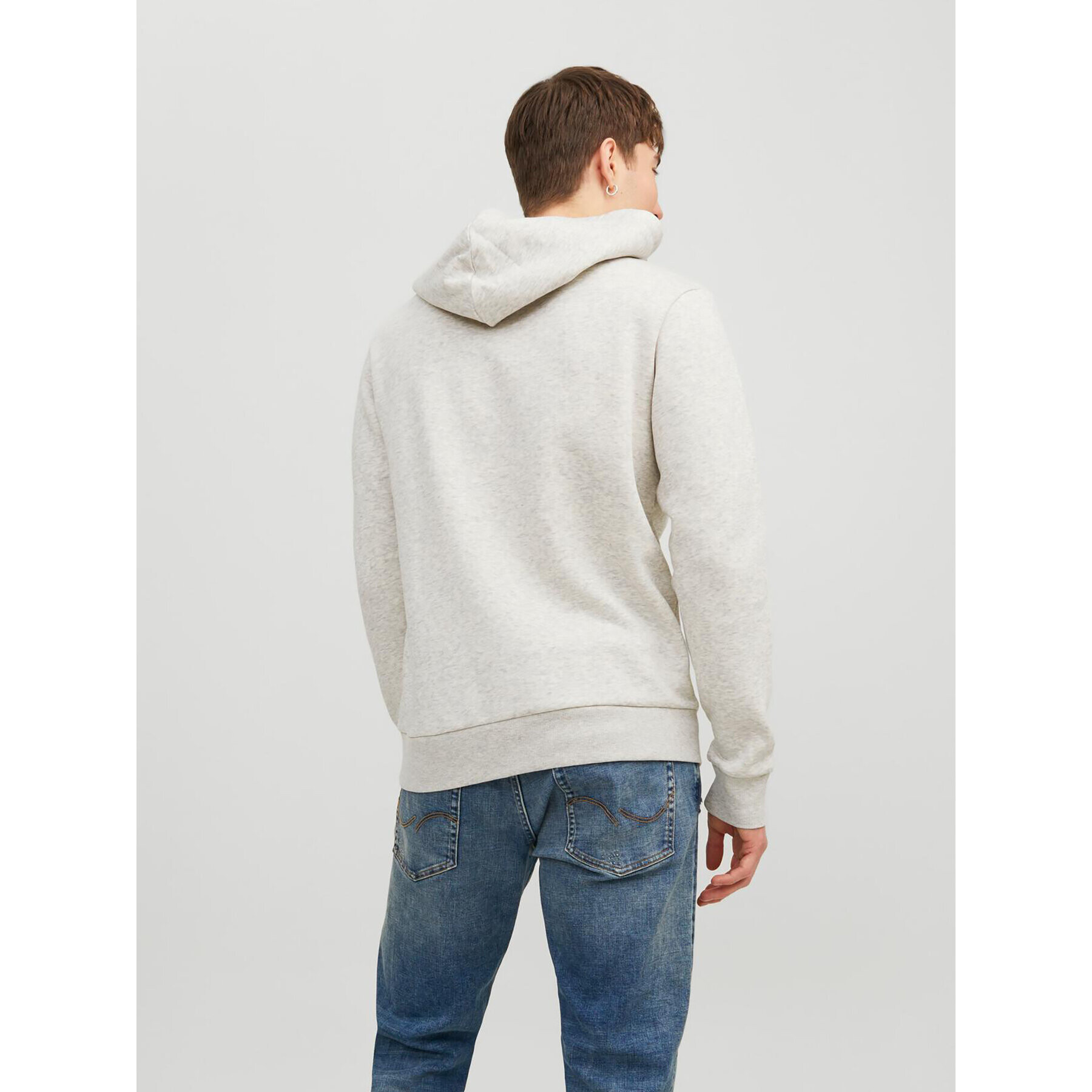 Jack&Jones Mikina Logo 12233597 Šedá Standard Fit - Pepit.cz