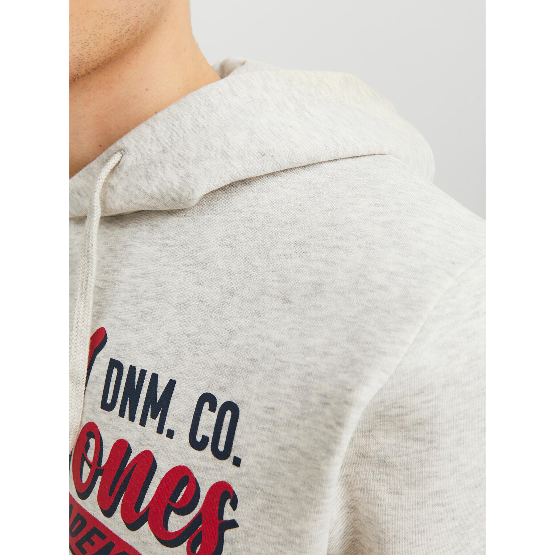 Jack&Jones Mikina Logo 12233597 Šedá Standard Fit - Pepit.cz