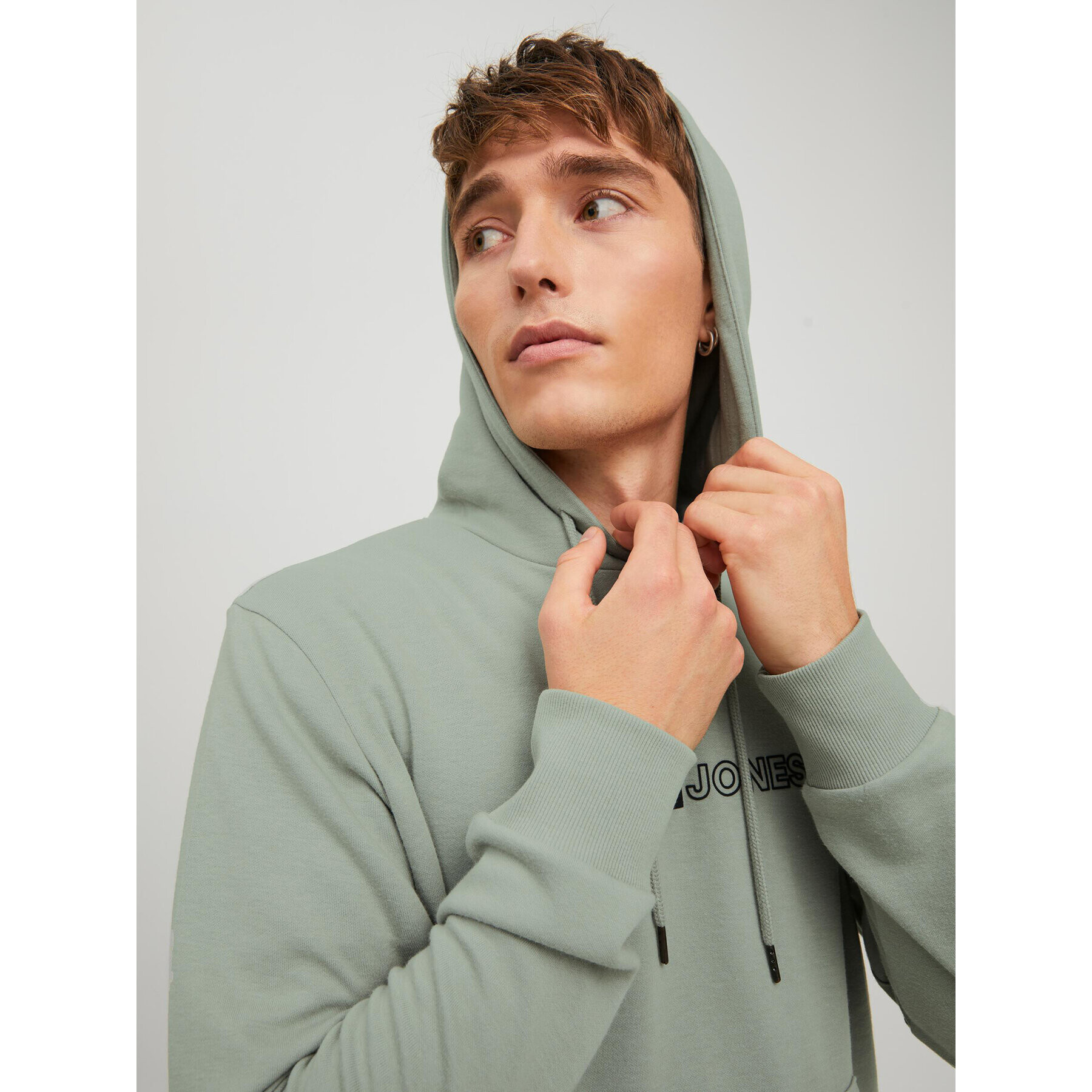 Jack&Jones Mikina Neo 12223701 Zelená Regular Fit - Pepit.cz