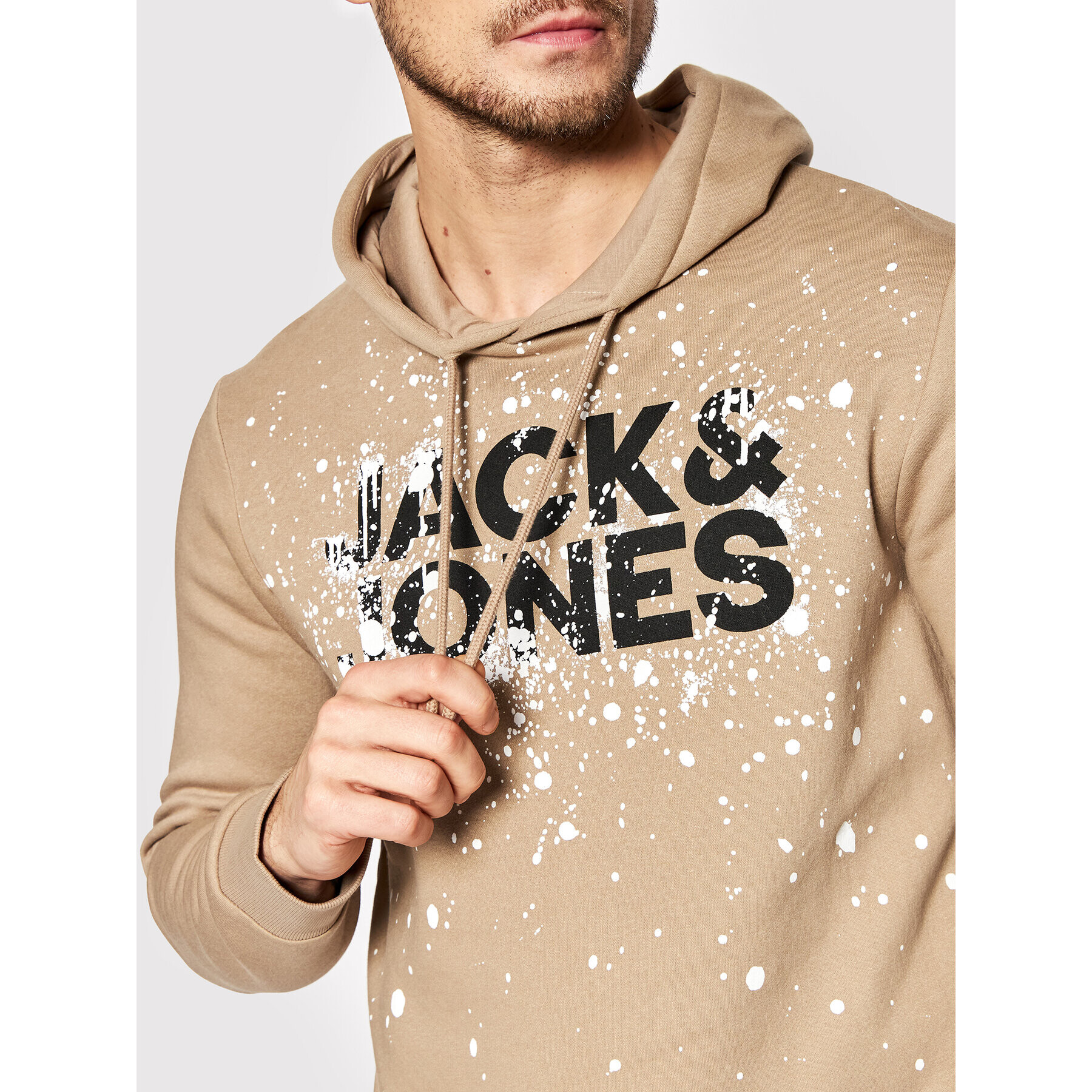 Jack&Jones Mikina New Splash 12200462 Béžová Regular Fit - Pepit.cz