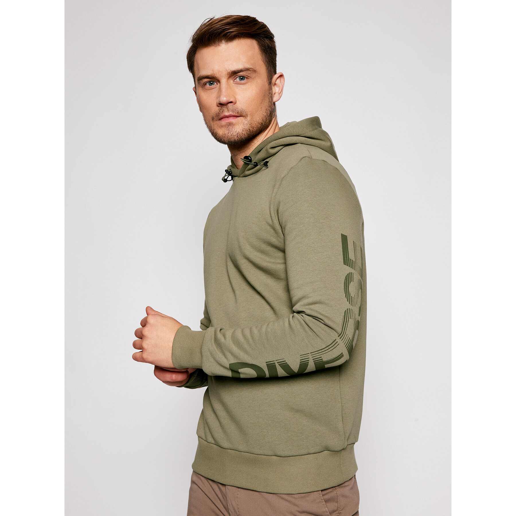 Jack&Jones Mikina Nitch Sweat 12184939 Zelená Regular Fit - Pepit.cz