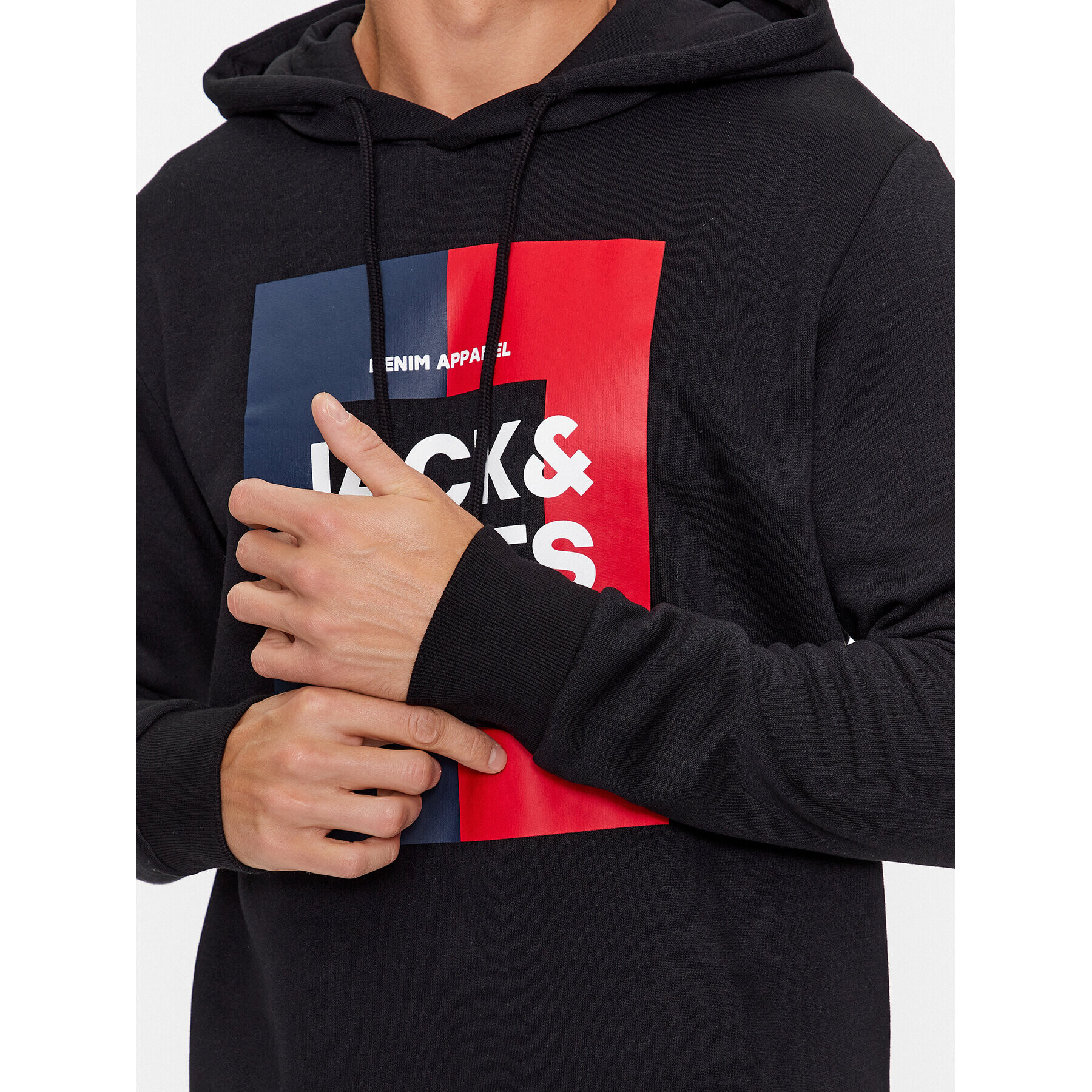 Jack&Jones Mikina Oscar 12235248 Černá Regular Fit - Pepit.cz