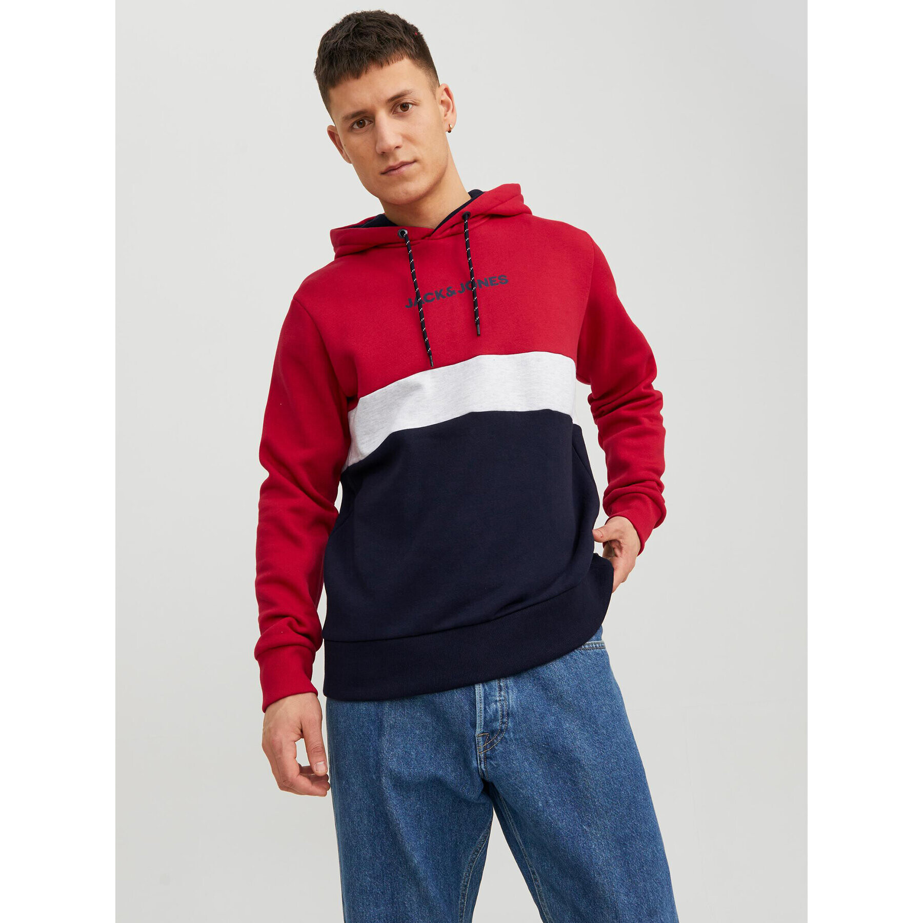 Jack&Jones Mikina Reid 12233959 Barevná Standard Fit - Pepit.cz