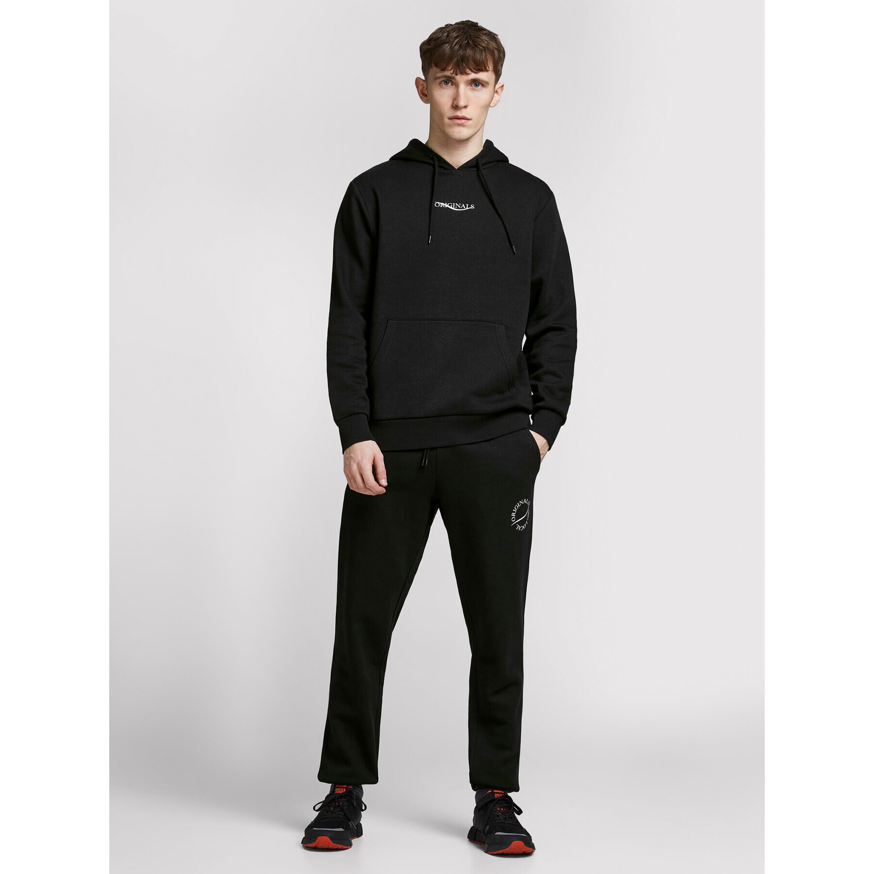 Jack&Jones Mikina Relias 12195574 Černá Oversize - Pepit.cz