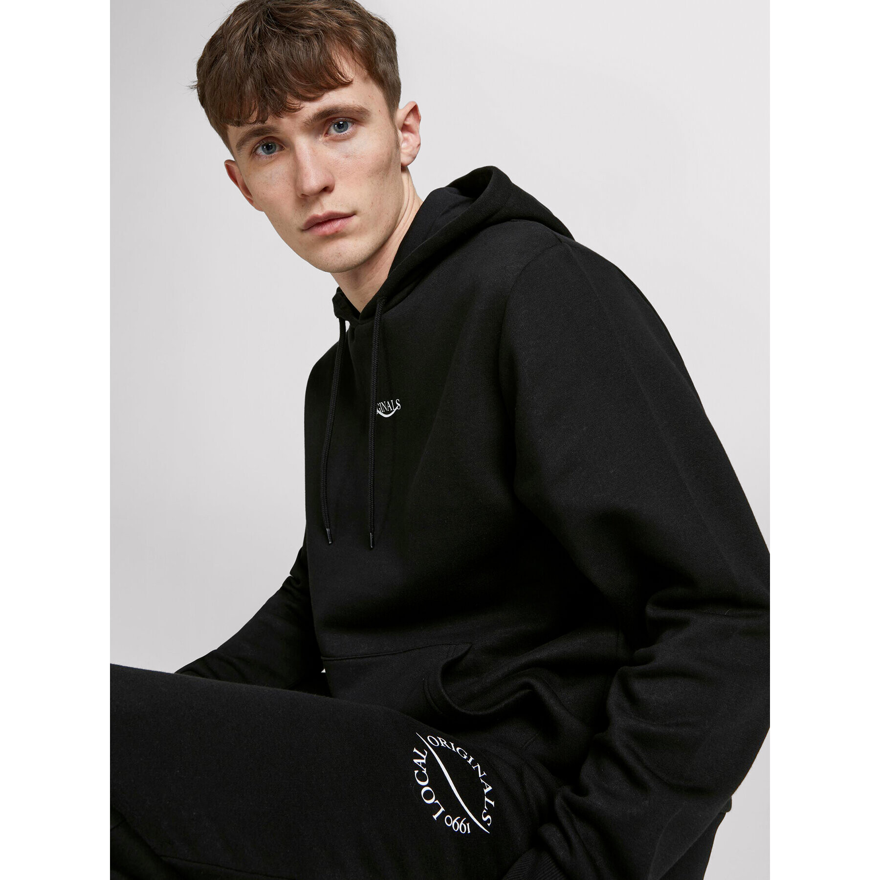 Jack&Jones Mikina Relias 12195574 Černá Oversize - Pepit.cz