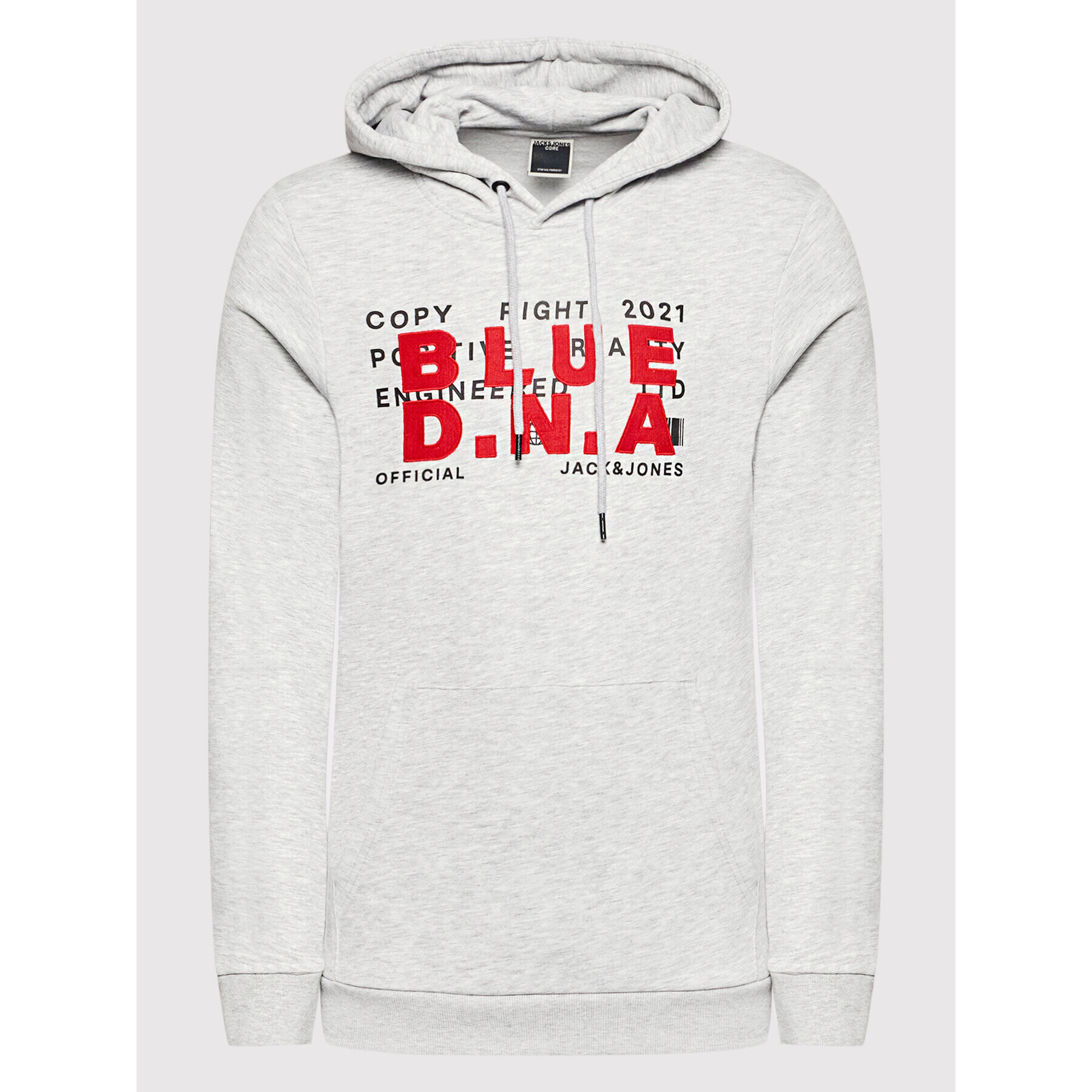 Jack&Jones Mikina River 12197950 Šedá Regular Fit - Pepit.cz