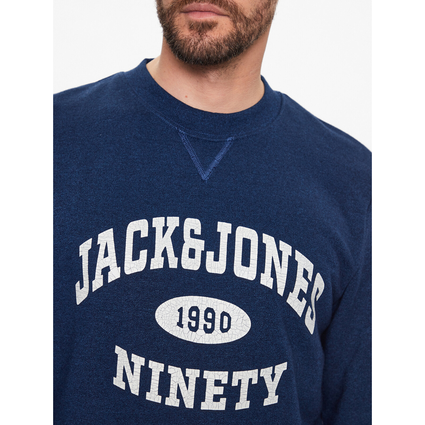 Jack&Jones Mikina Roger 12229149 Tmavomodrá Standard Fit - Pepit.cz