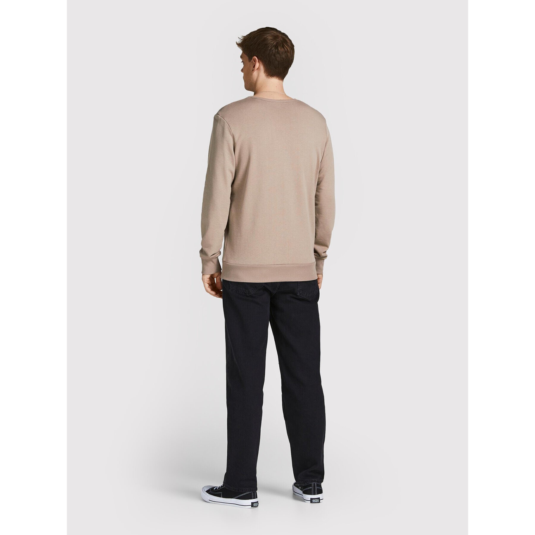 Jack&Jones Mikina Script 12205812 Hnědá Regular Fit - Pepit.cz