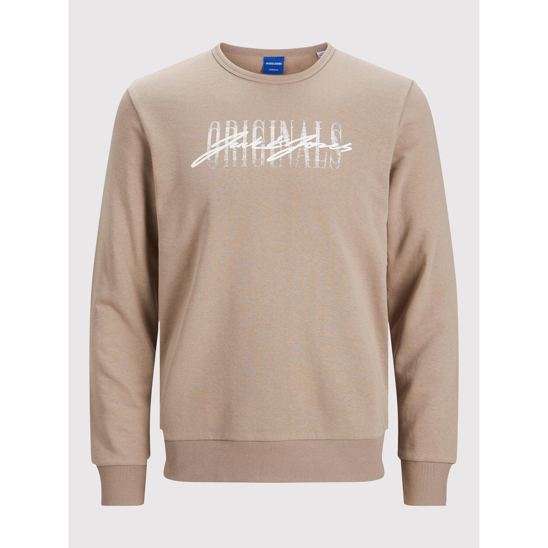 Jack&Jones Mikina Script 12205812 Hnědá Regular Fit - Pepit.cz