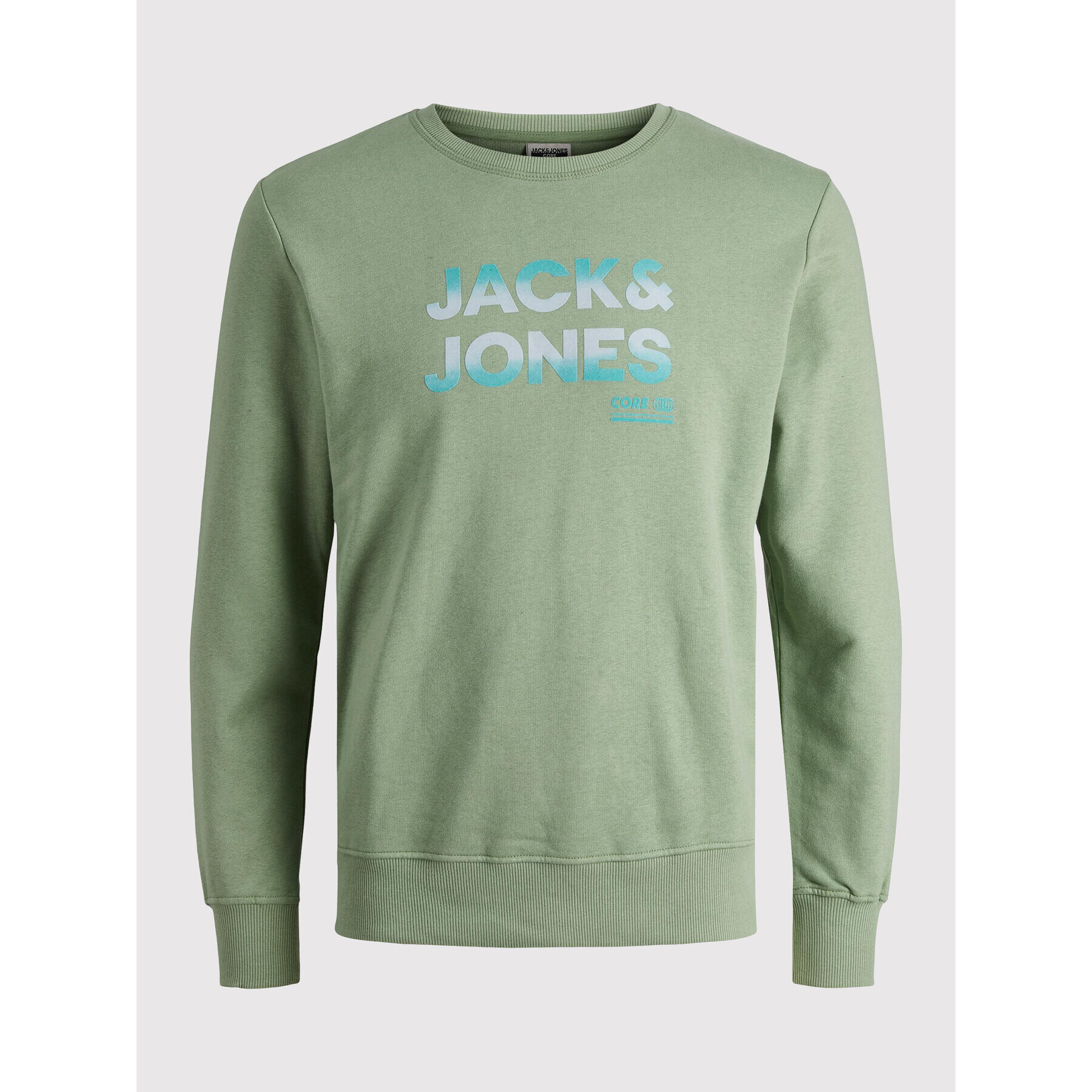 Jack&Jones Mikina Seth 12210869 Zelená Regular Fit - Pepit.cz