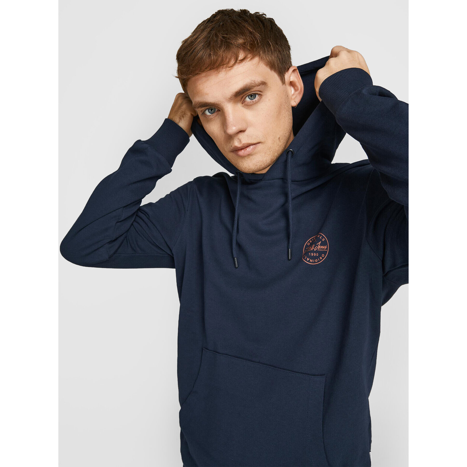 Jack&Jones Mikina Shark 12205081 Tmavomodrá Regular Fit - Pepit.cz