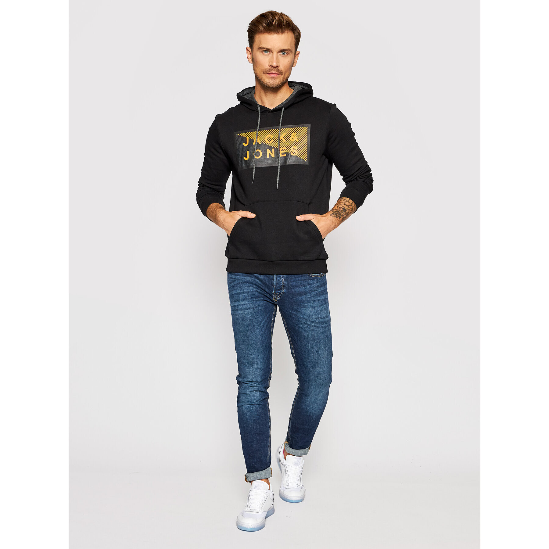 Jack&Jones Mikina Shawn 12195903 Černá Regular Fit - Pepit.cz