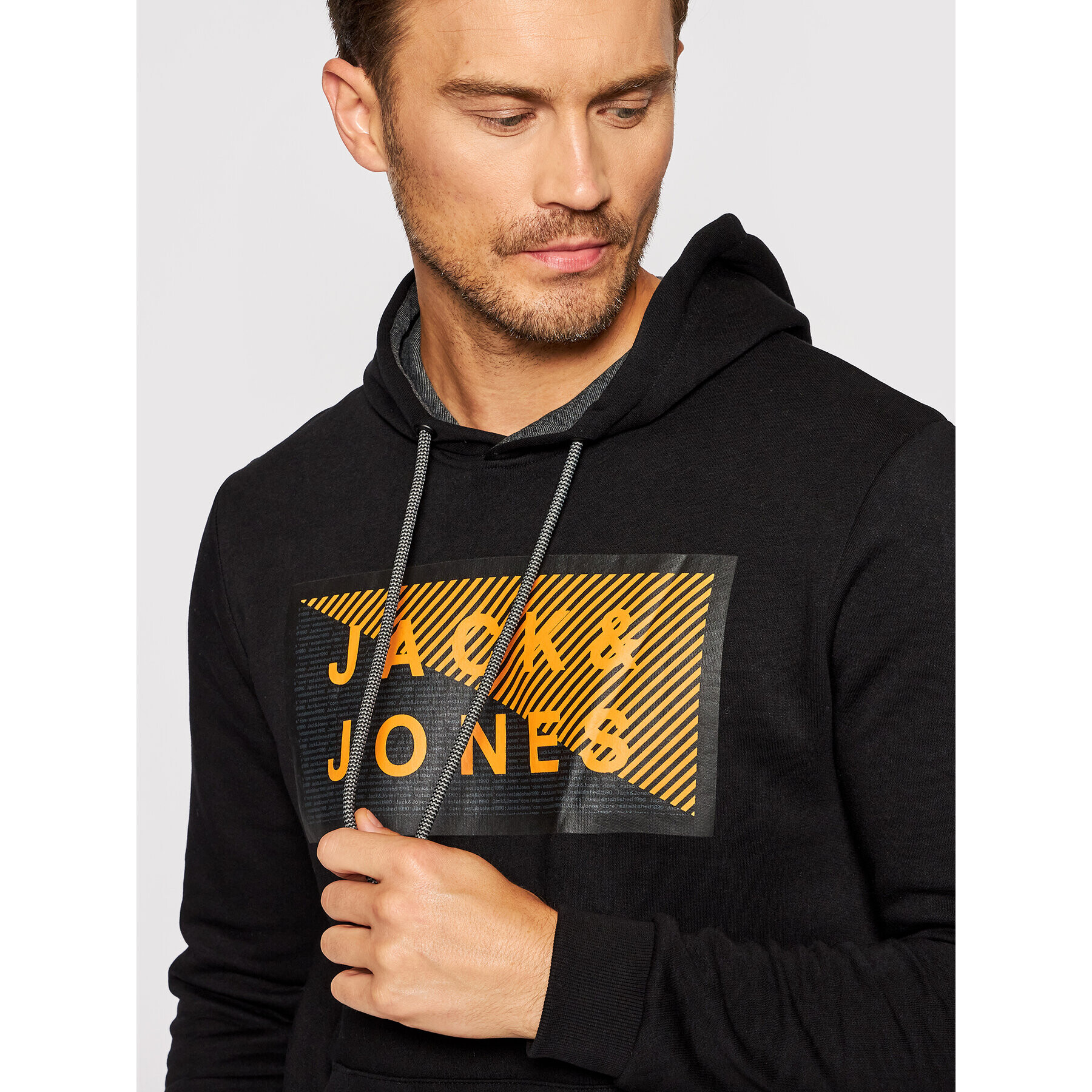 Jack&Jones Mikina Shawn 12195903 Černá Regular Fit - Pepit.cz