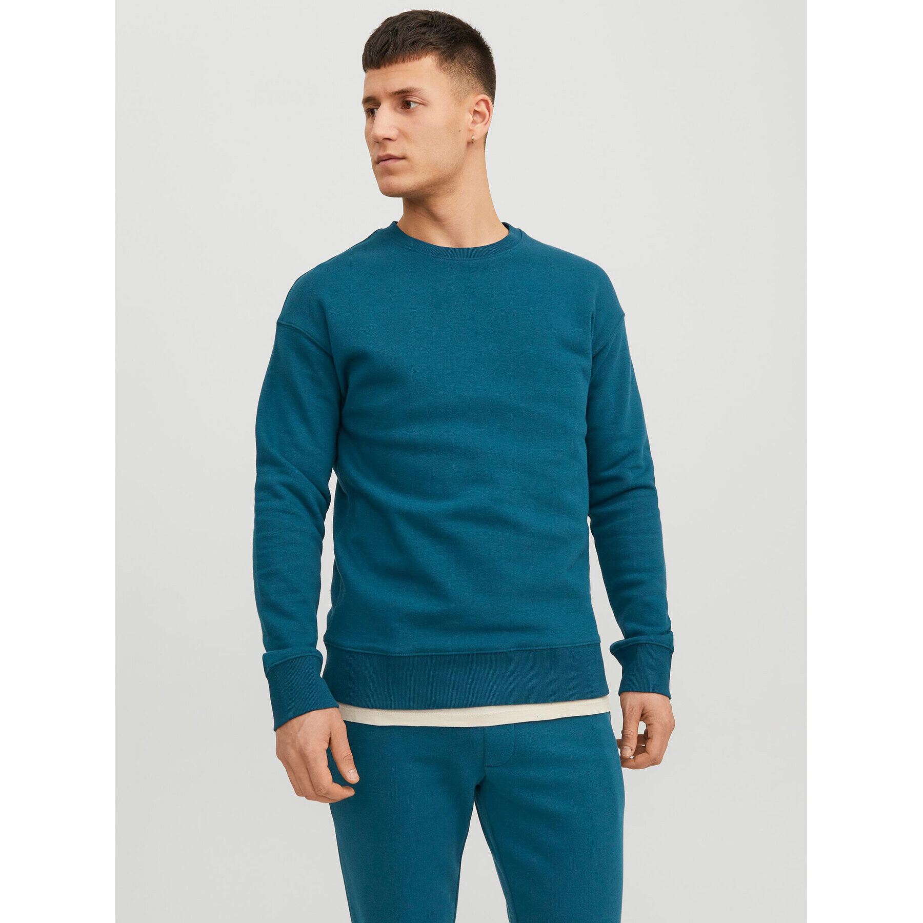 Jack&Jones Mikina Star 12208182 Modrá Relaxed Fit - Pepit.cz