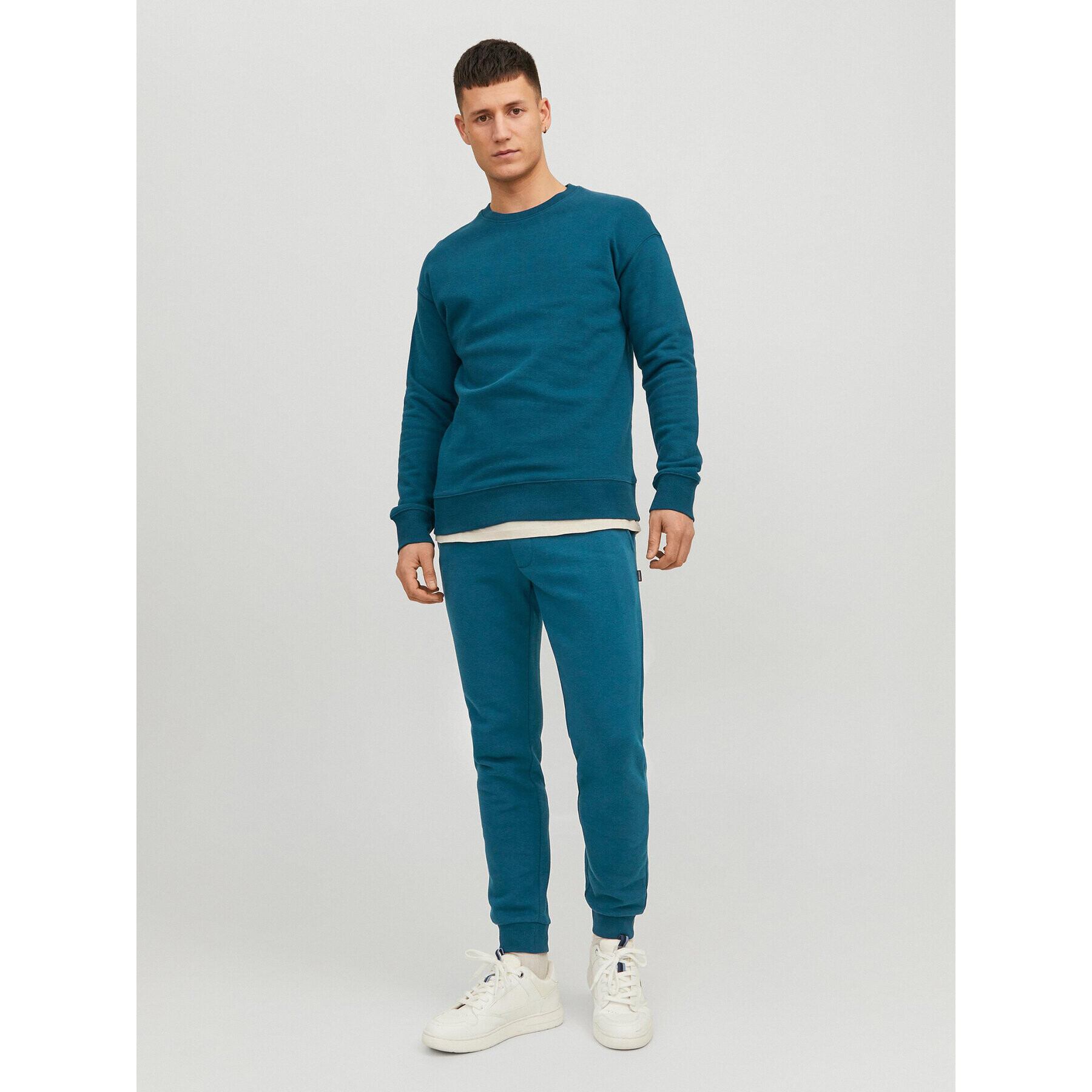 Jack&Jones Mikina Star 12208182 Modrá Relaxed Fit - Pepit.cz