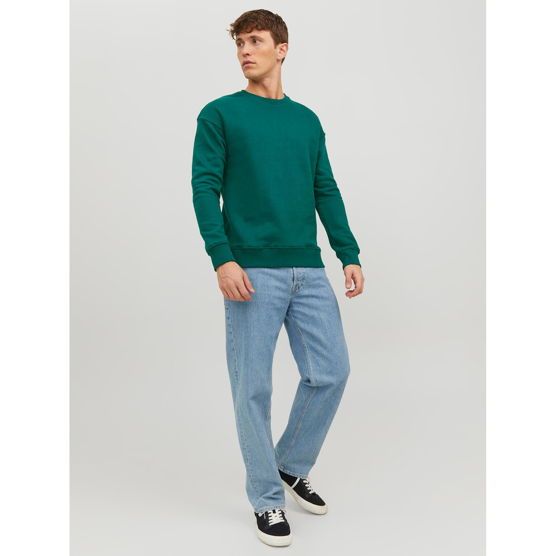 Jack&Jones Mikina Star 12208182 Zelená Relaxed Fit - Pepit.cz