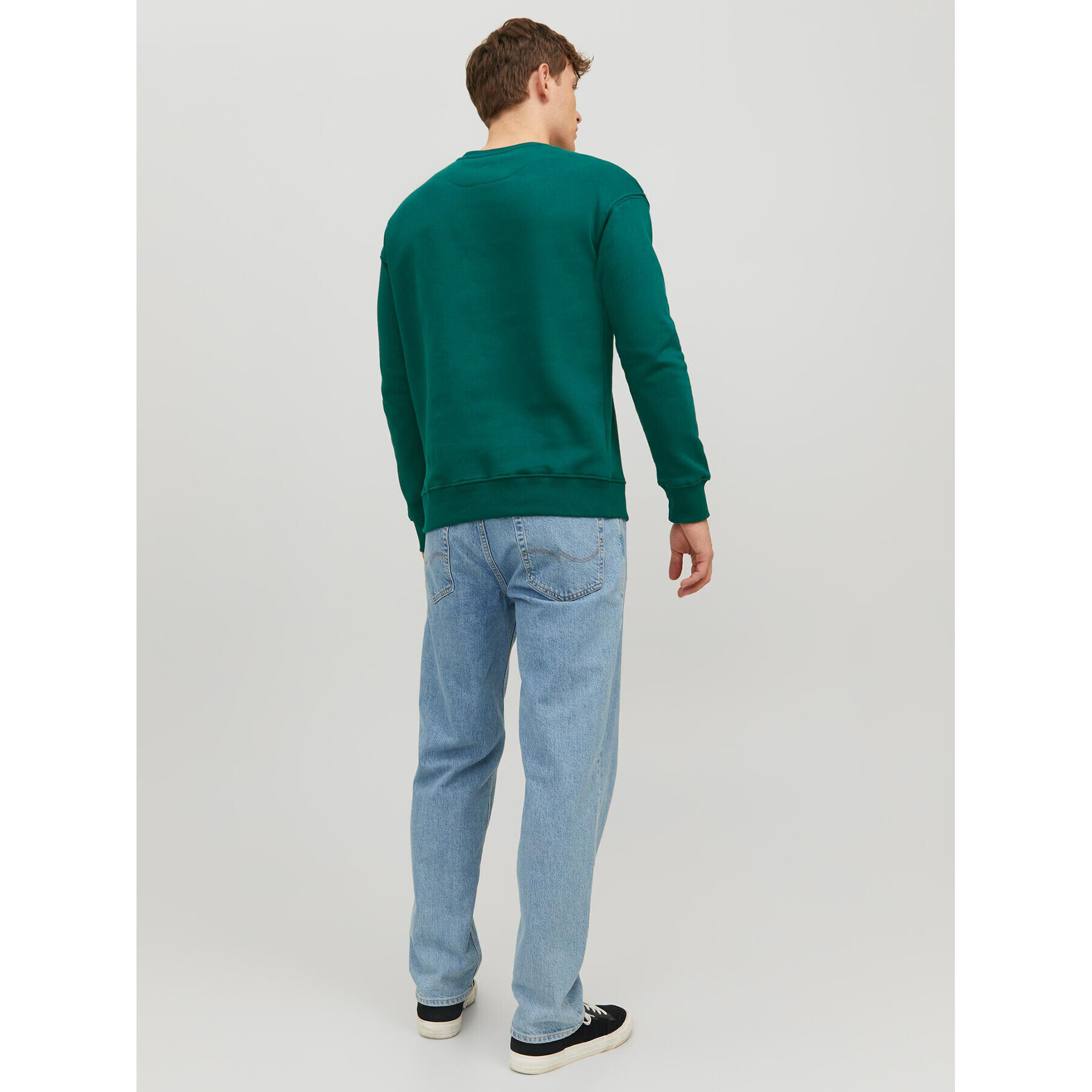 Jack&Jones Mikina Star 12208182 Zelená Relaxed Fit - Pepit.cz