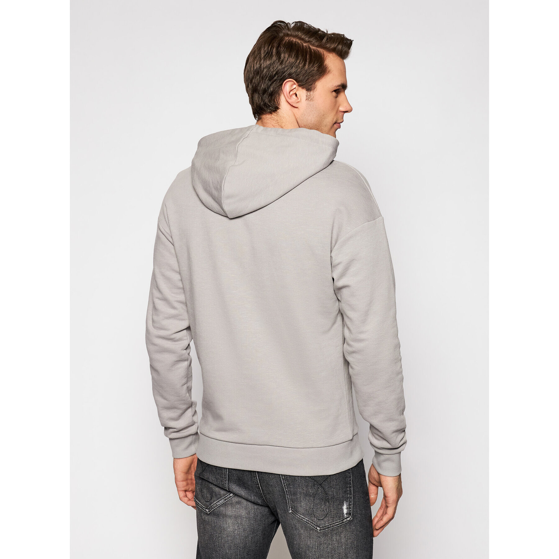 Jack&Jones Mikina Stockholm 12186285 Šedá Relaxed Fit - Pepit.cz