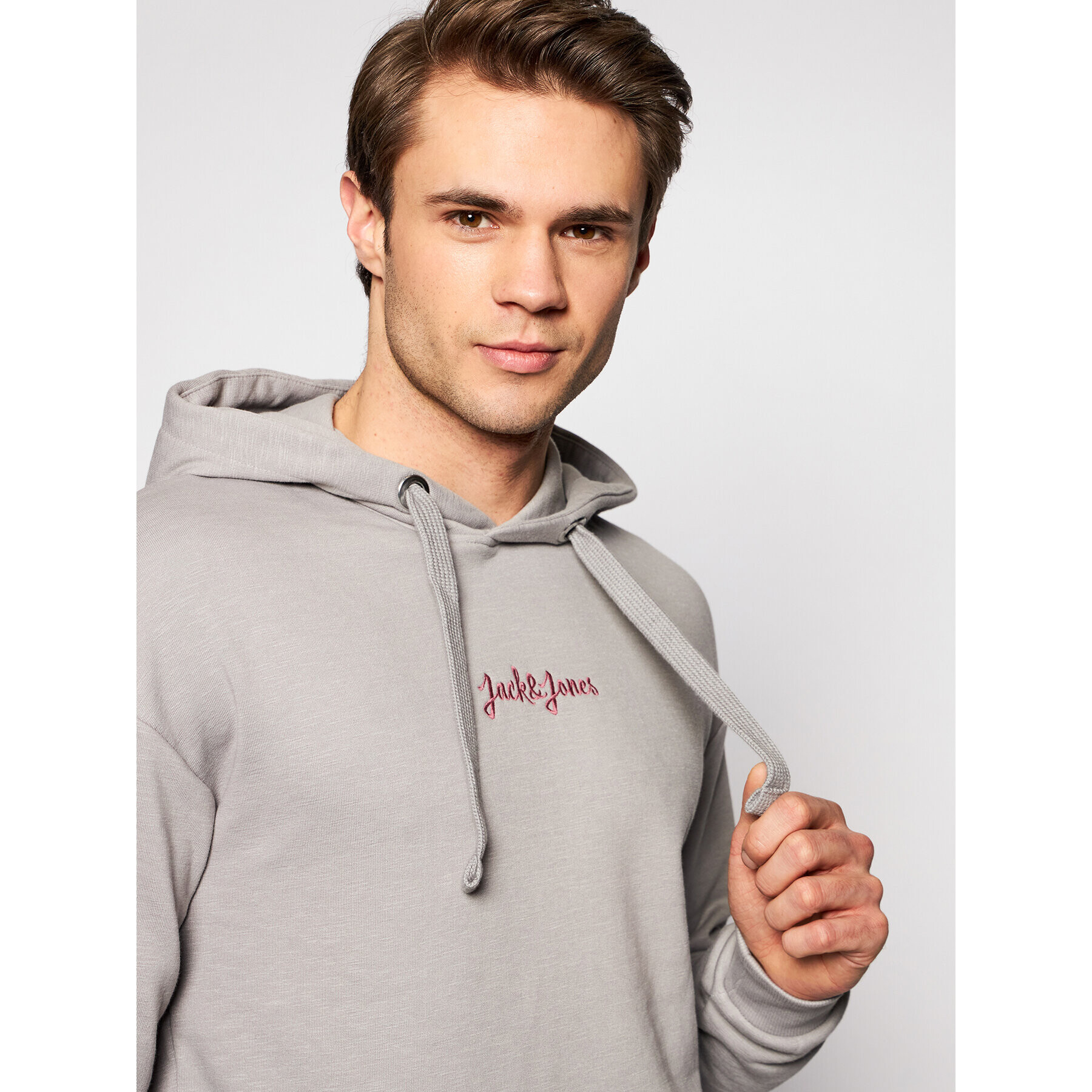 Jack&Jones Mikina Stockholm 12186285 Šedá Relaxed Fit - Pepit.cz