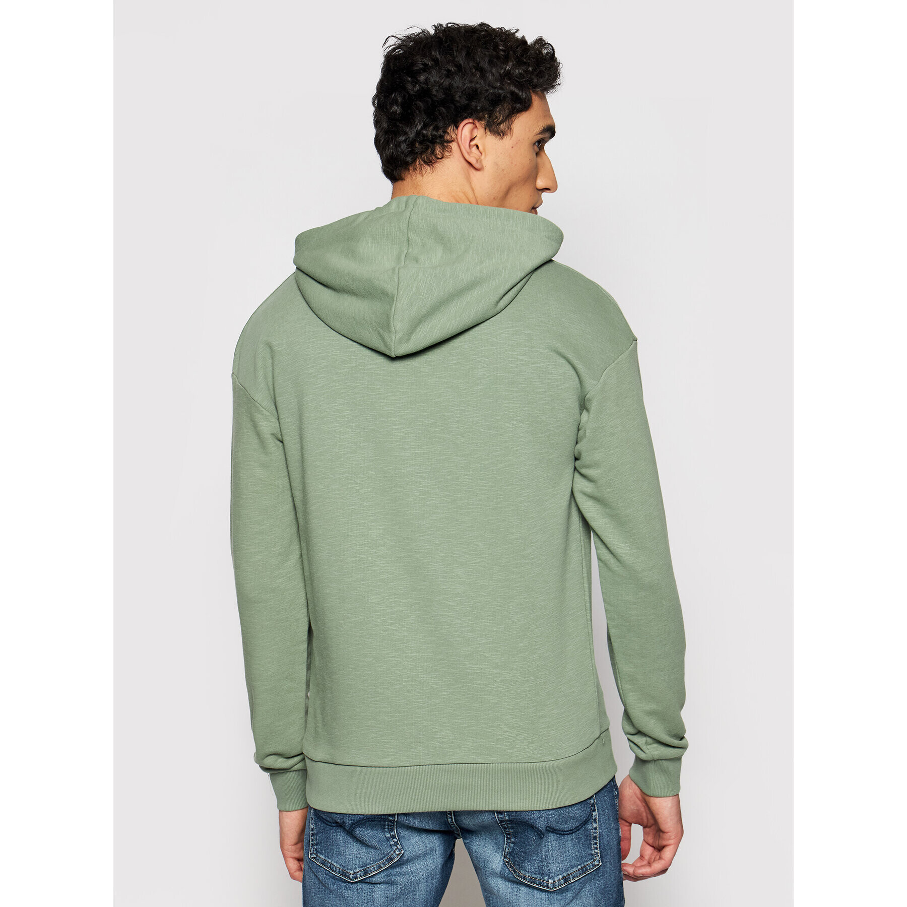 Jack&Jones Mikina Stockholm 12186285 Zelená Relaxed Fit - Pepit.cz