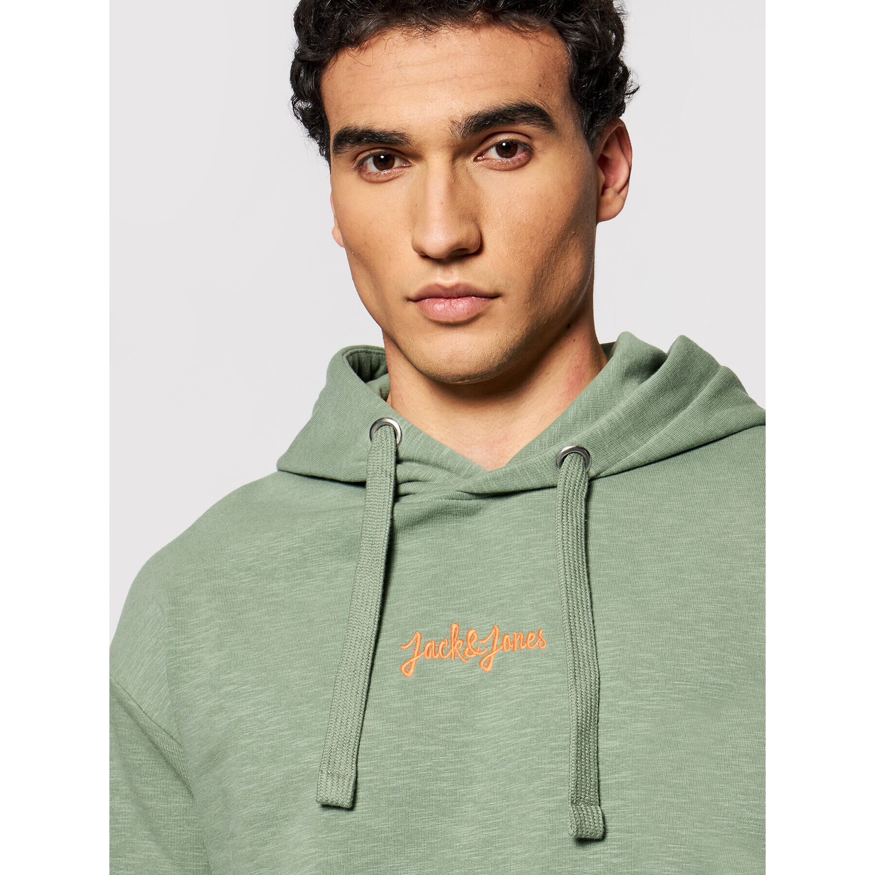 Jack&Jones Mikina Stockholm 12186285 Zelená Relaxed Fit - Pepit.cz