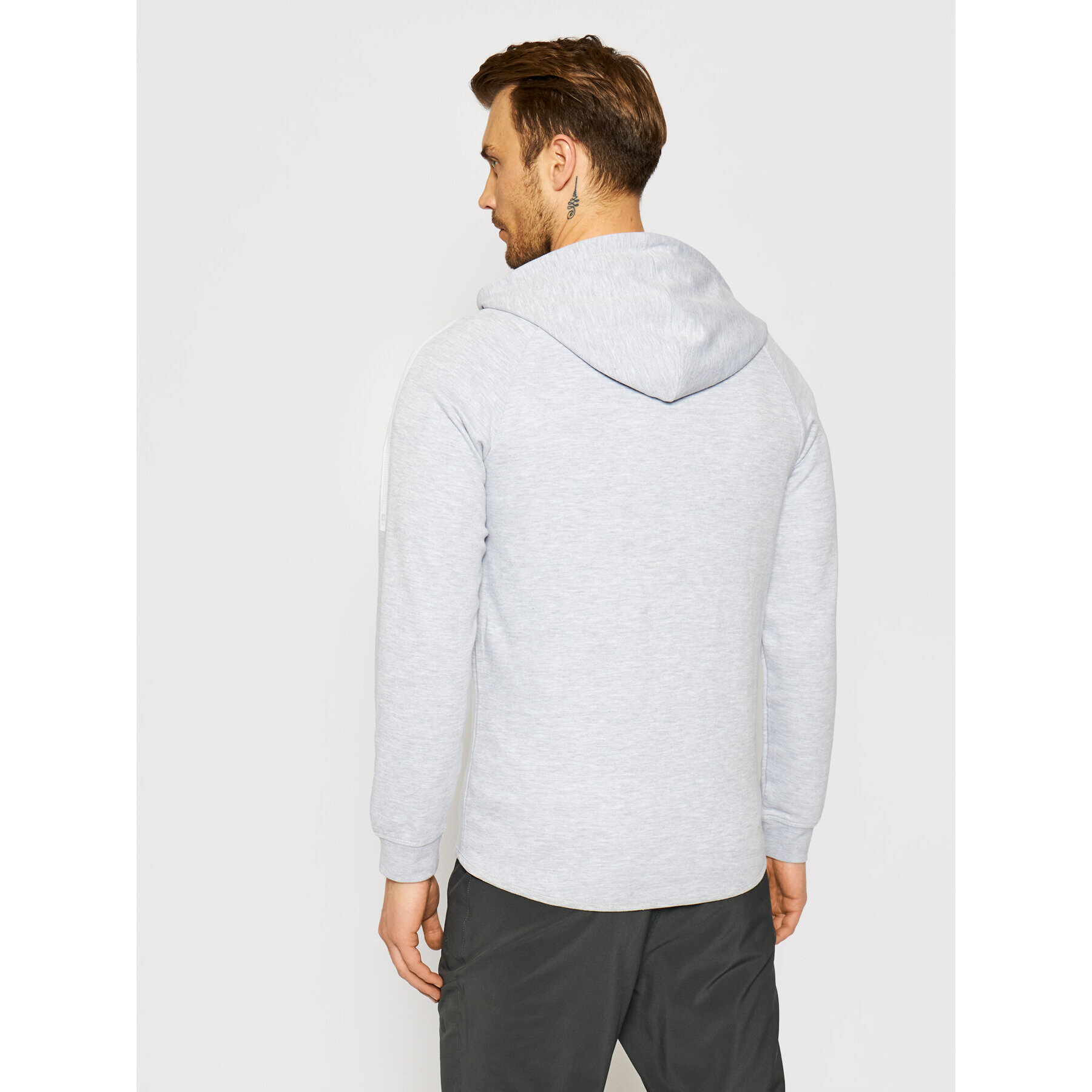 Jack&Jones Mikina Taped 12187897 Šedá Regular Fit - Pepit.cz