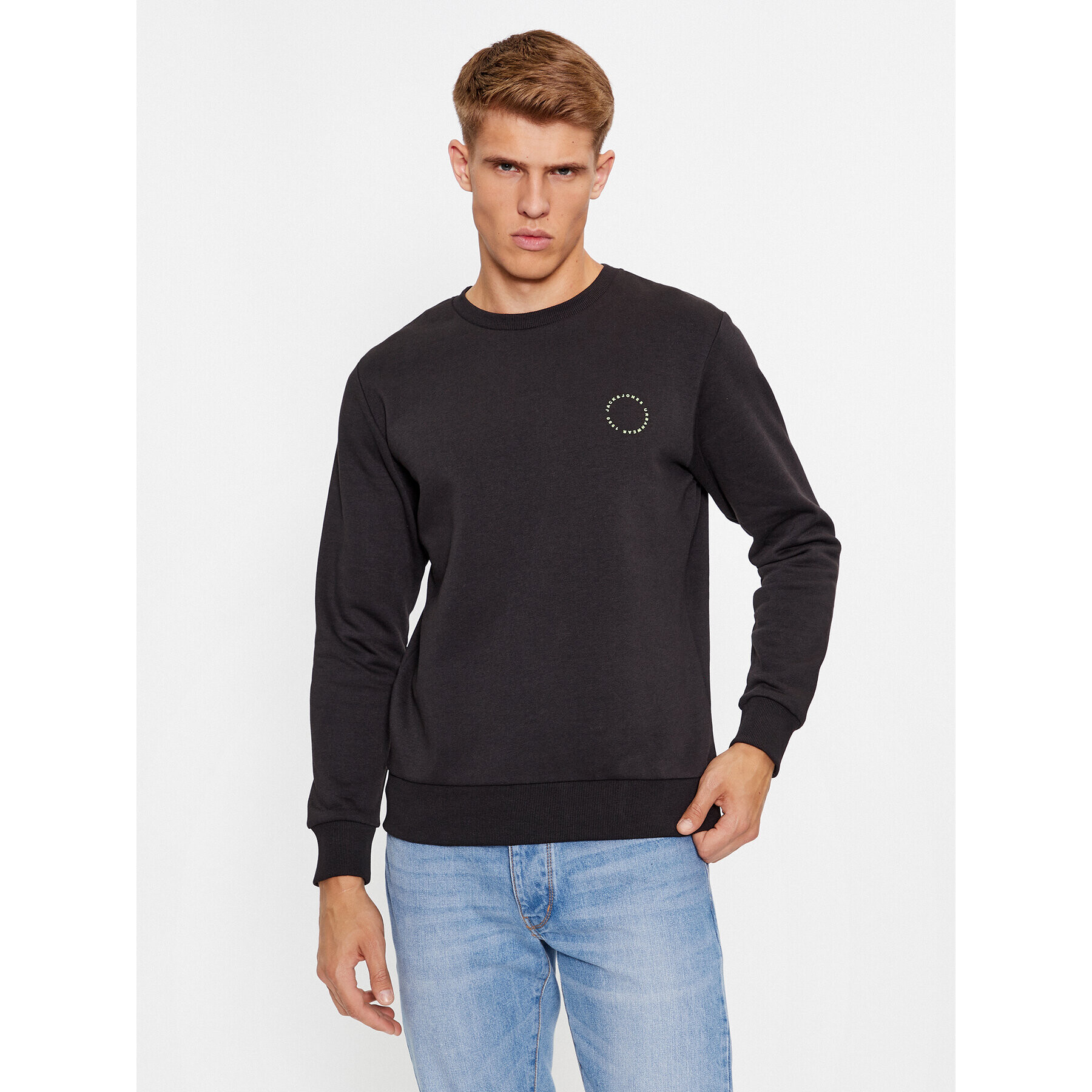 Jack&Jones Mikina Thiba 12236175 Černá Regular Fit - Pepit.cz