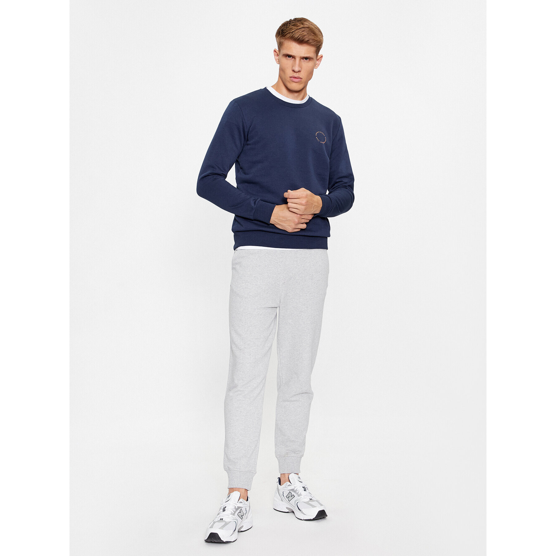 Jack&Jones Mikina Thiba 12236175 Tmavomodrá Regular Fit - Pepit.cz