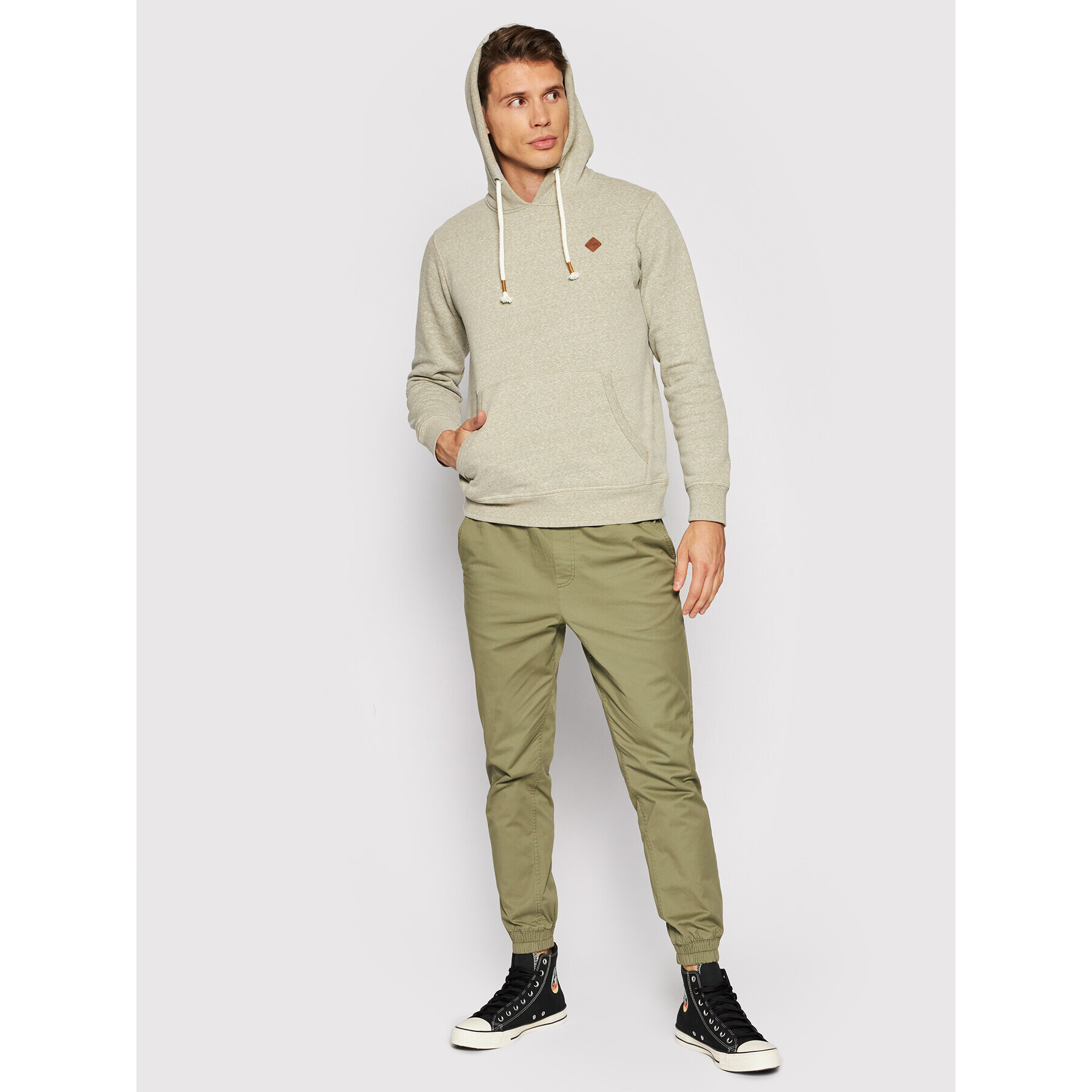 Jack&Jones Mikina Tons 12186763 Šedá Regular Fit - Pepit.cz