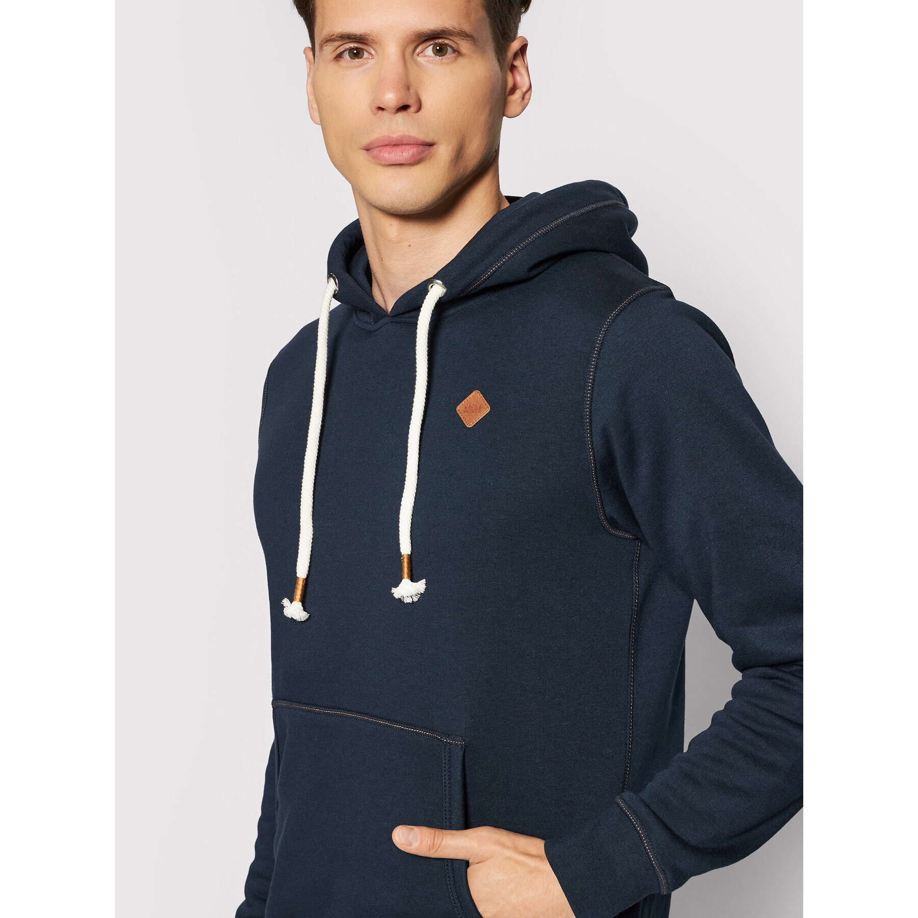 Jack&Jones Mikina Tons 12186763 Tmavomodrá Regular Fit - Pepit.cz