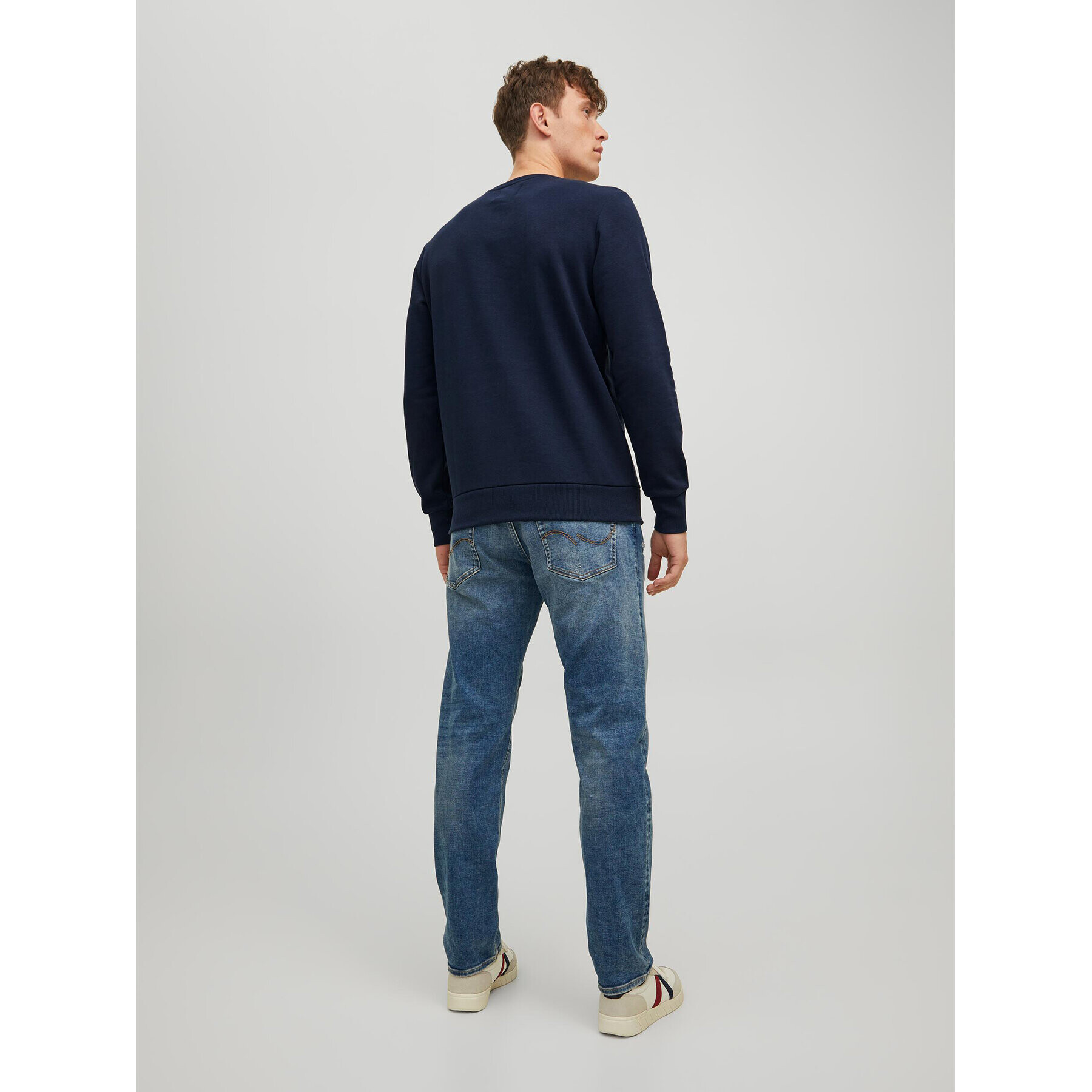 Jack&Jones Mikina Toon 12219685 Tmavomodrá Regular Fit - Pepit.cz