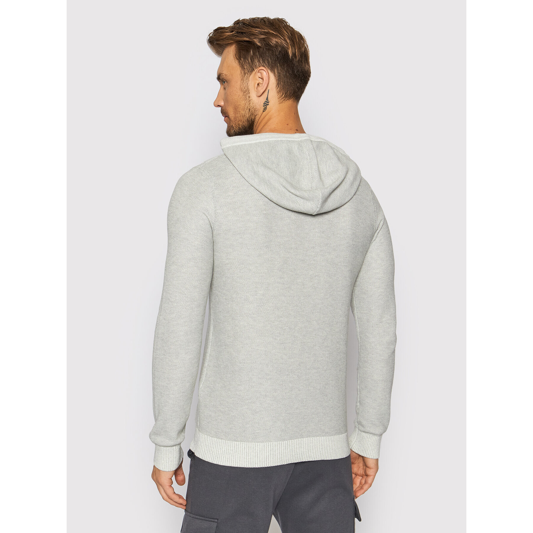 Jack&Jones Mikina Woods 12193530 Šedá Regular Fit - Pepit.cz