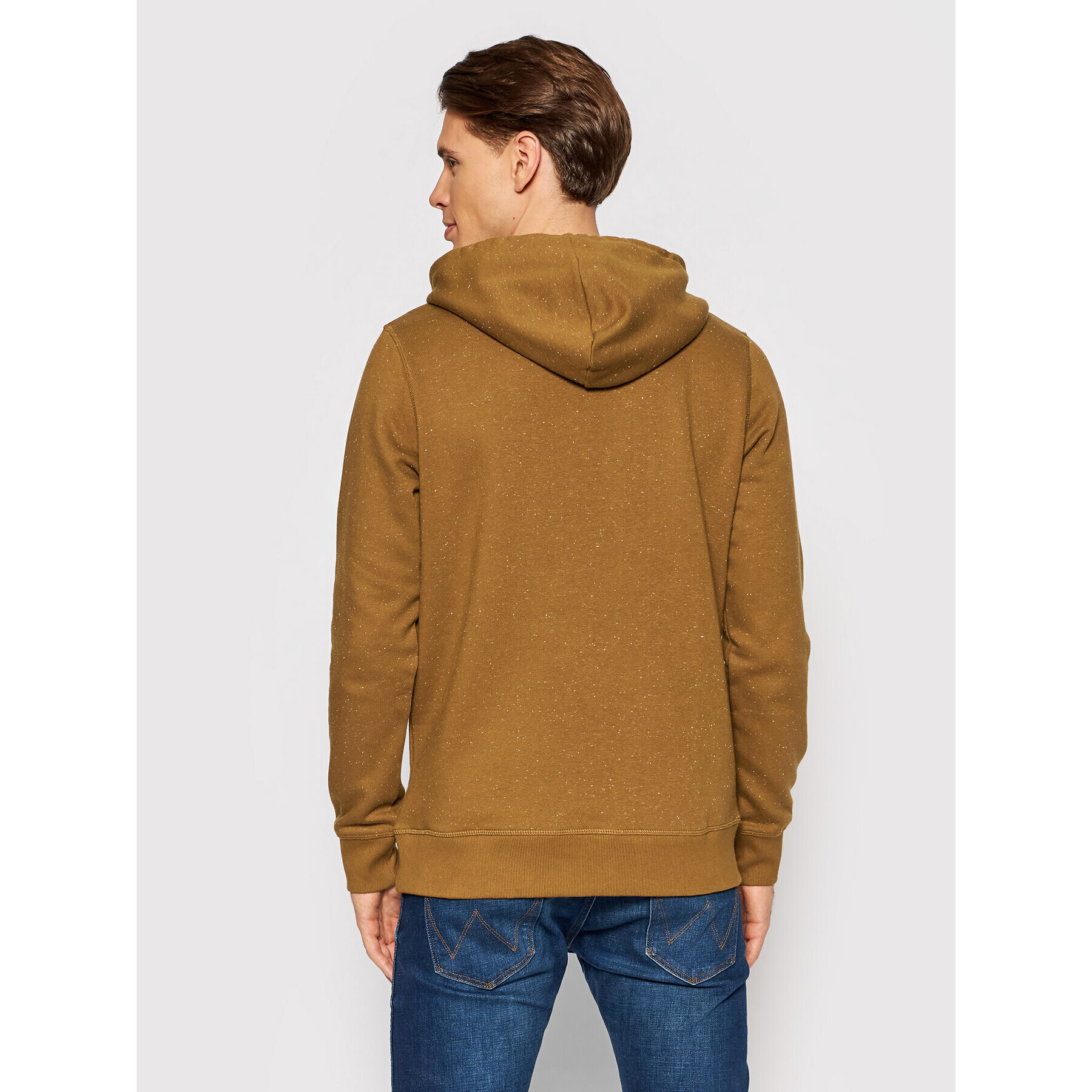 Jack&Jones Mikina Woods 12193647 Hnědá Standard Fit - Pepit.cz