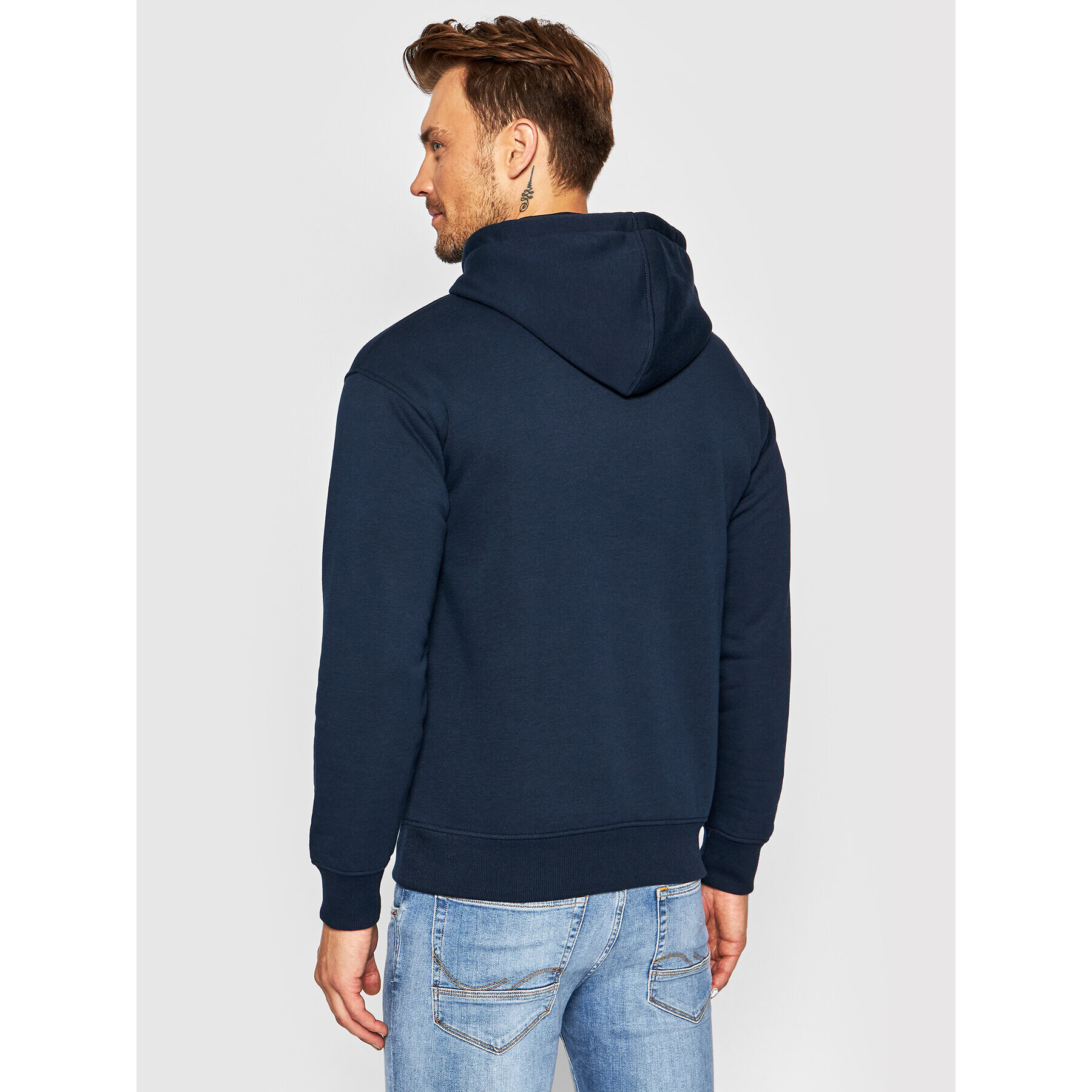 Jack&Jones Mikina World 12194082 Tmavomodrá Regular Fit - Pepit.cz