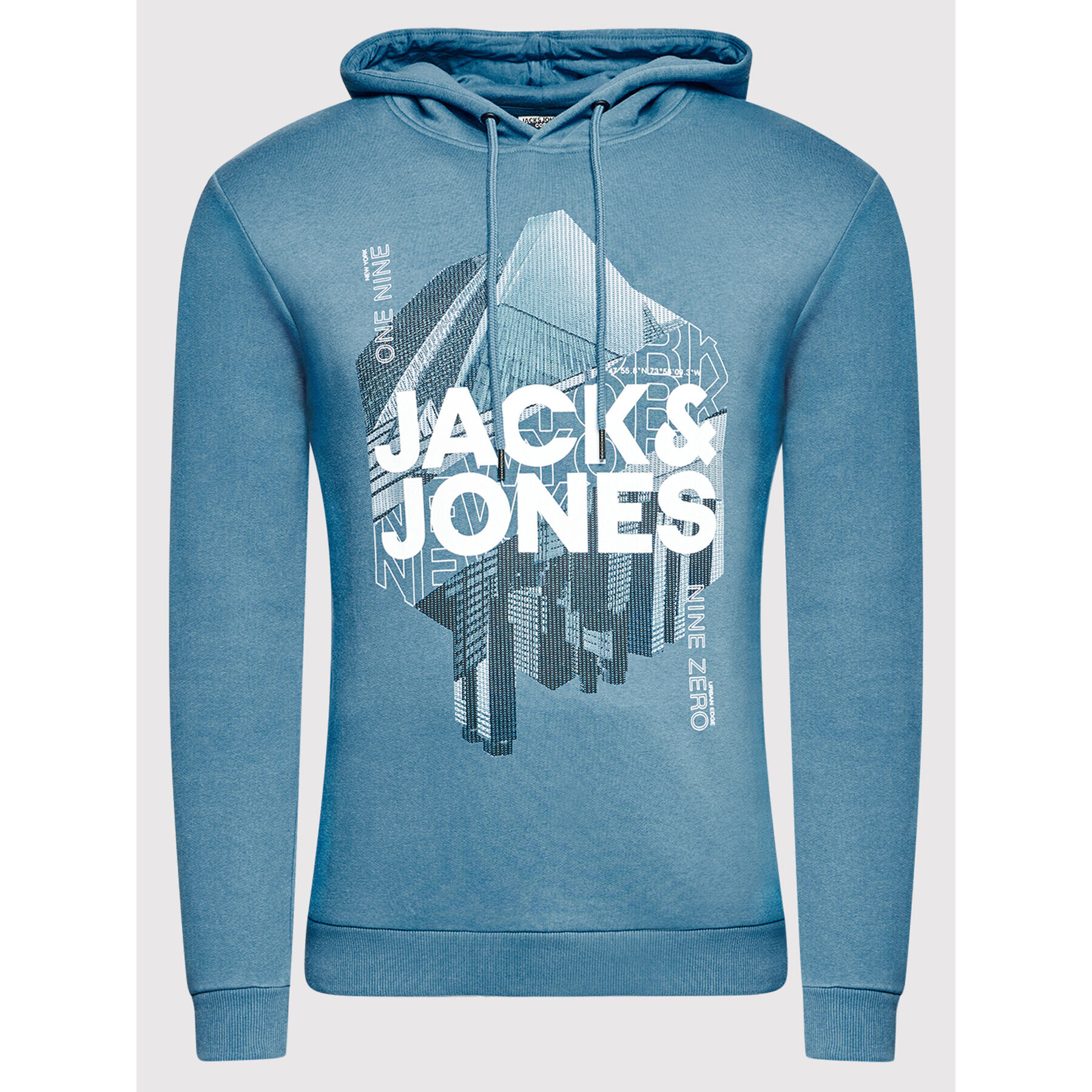 Jack&Jones Mikina York 12192888 Modrá Regular Fit - Pepit.cz