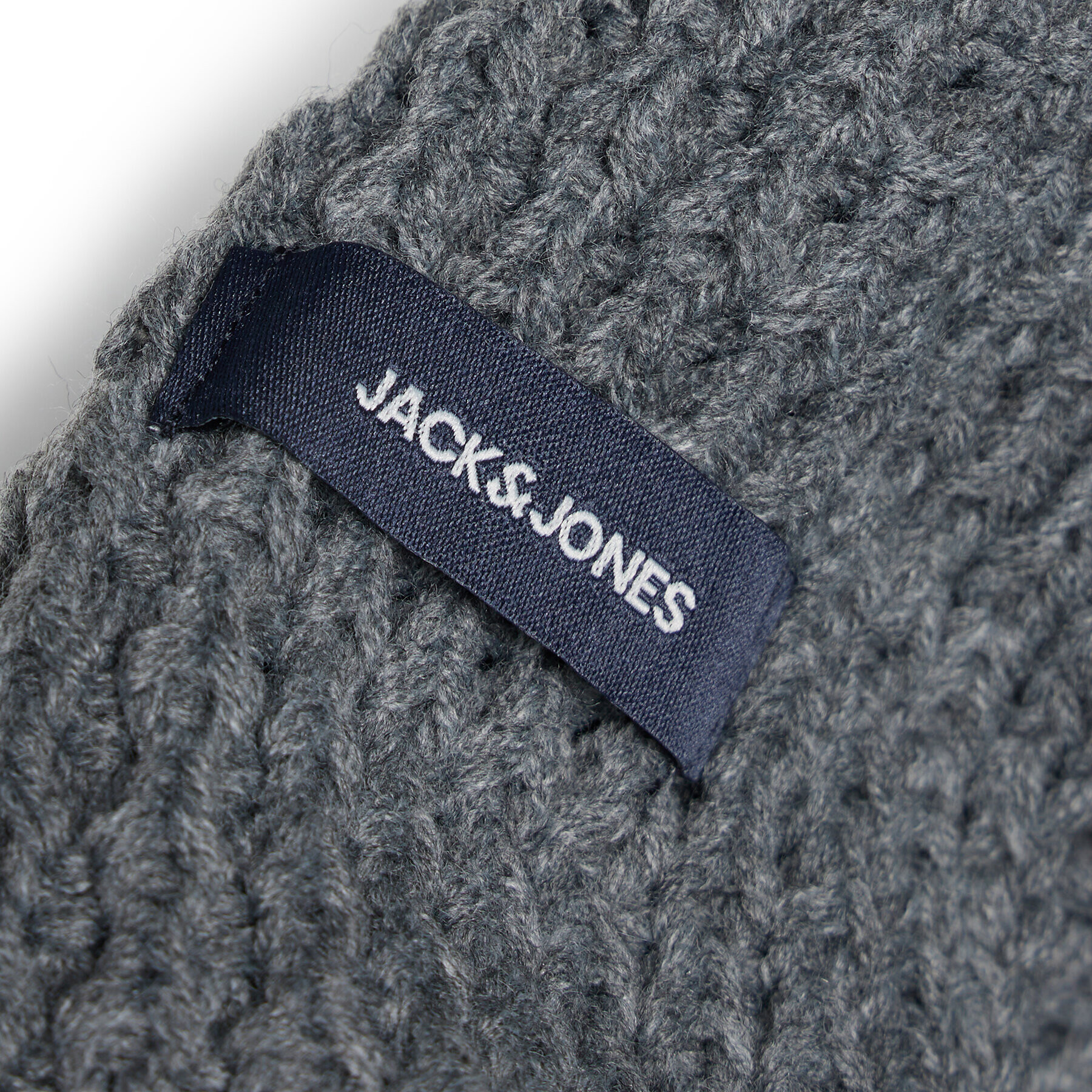 Jack&Jones Nákrčník Waffle Knit 12127829 Šedá - Pepit.cz