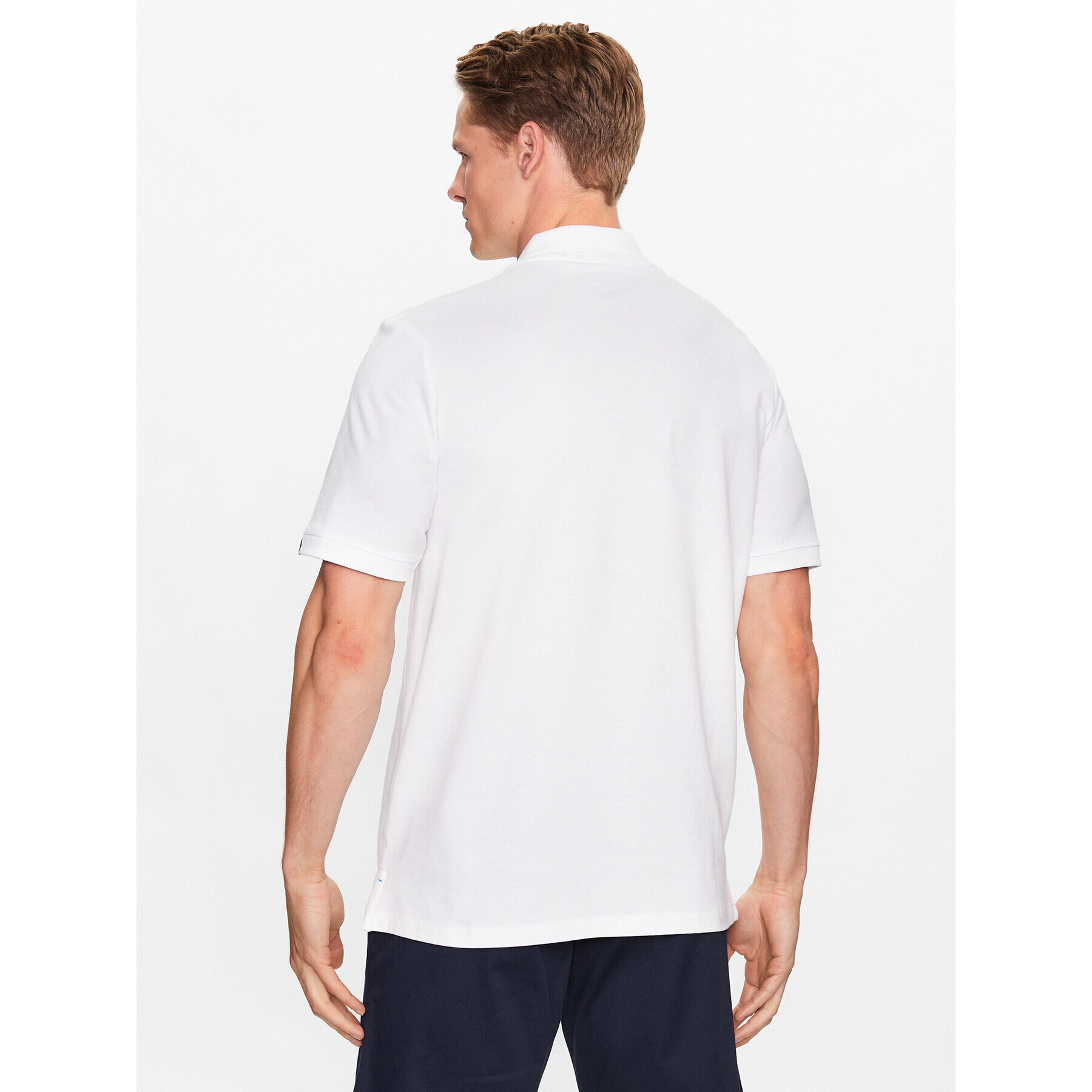 Jack&Jones Polokošile Palma 12234292 Bílá Standard Fit - Pepit.cz